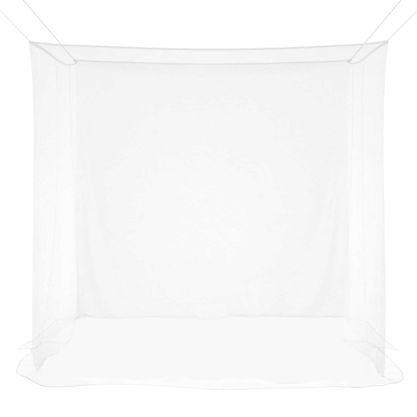 Moskito-Netz für das Bett 3 stk. 156 Mesh Weiß Polyester