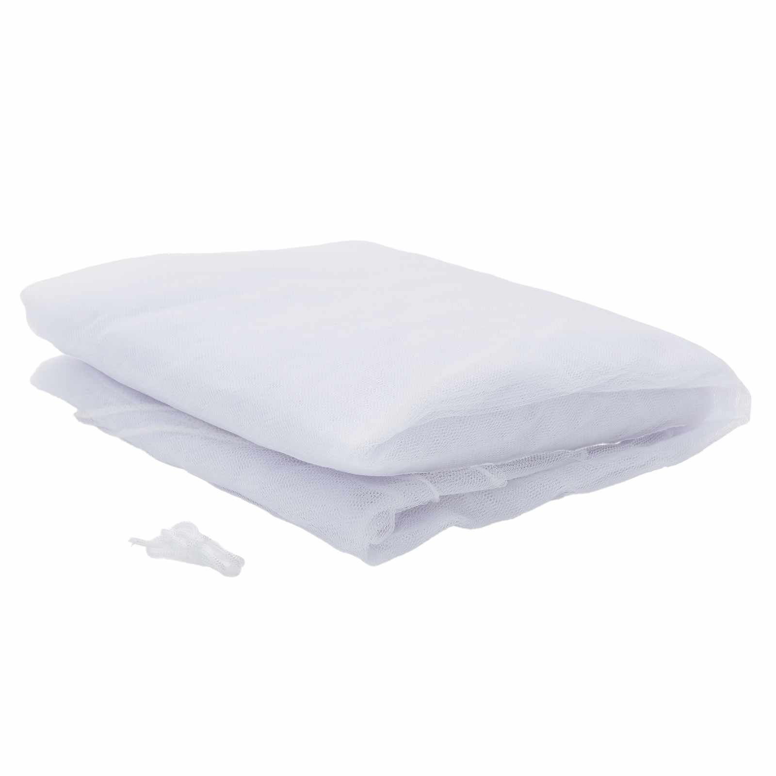 Moskito-Netz für das Bett 3 stk. 156 Mesh Weiß Polyester