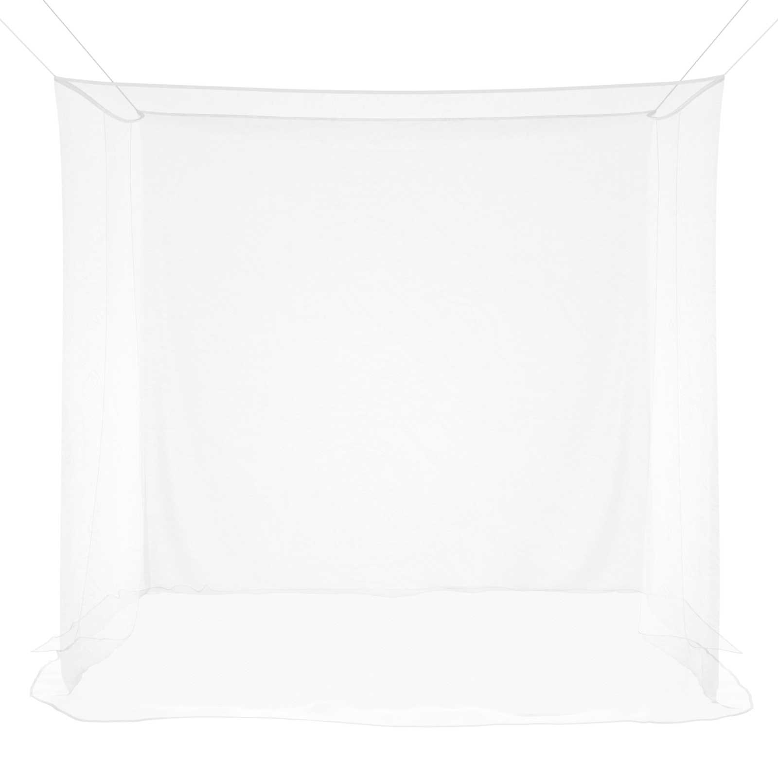 Moskito-Netz für das Bett 3 stk. 156 Mesh Weiß Polyester