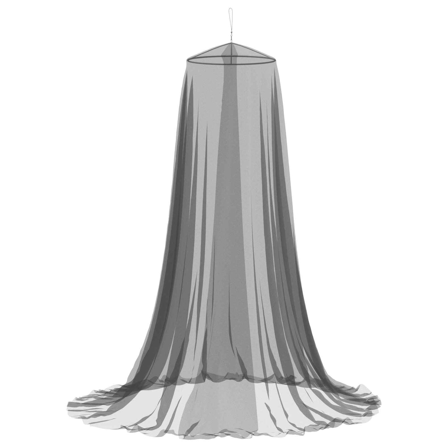 Moskito-Netz für das Bett 156 Mesh Schwarz ⌀56 x 220 cm