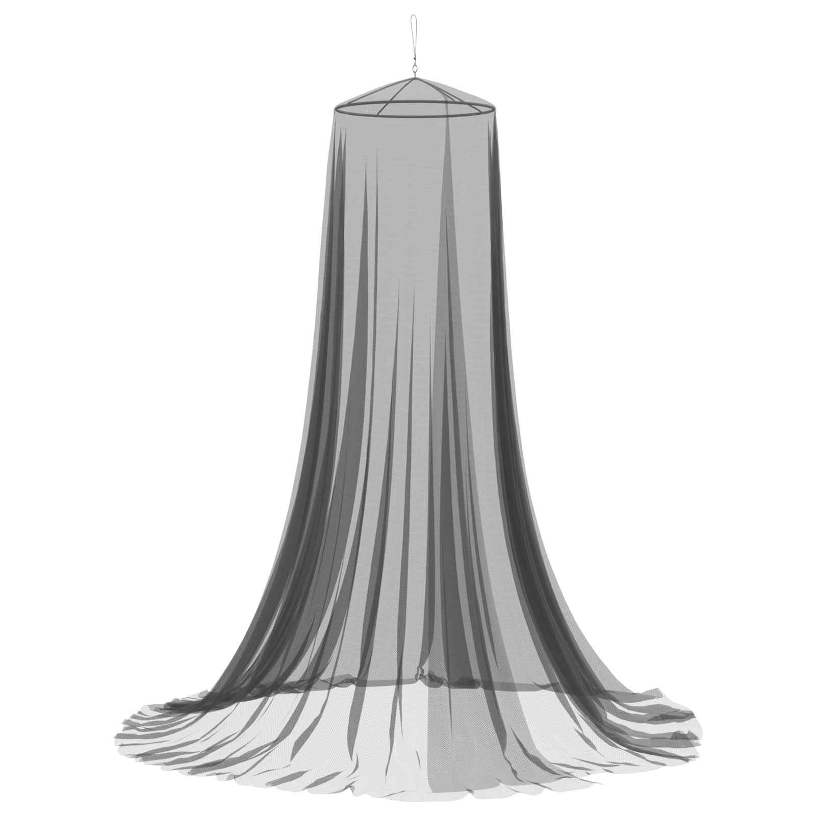 Moskito-Netz für das Bett 156 Mesh Schwarz ⌀56 x 220 cm