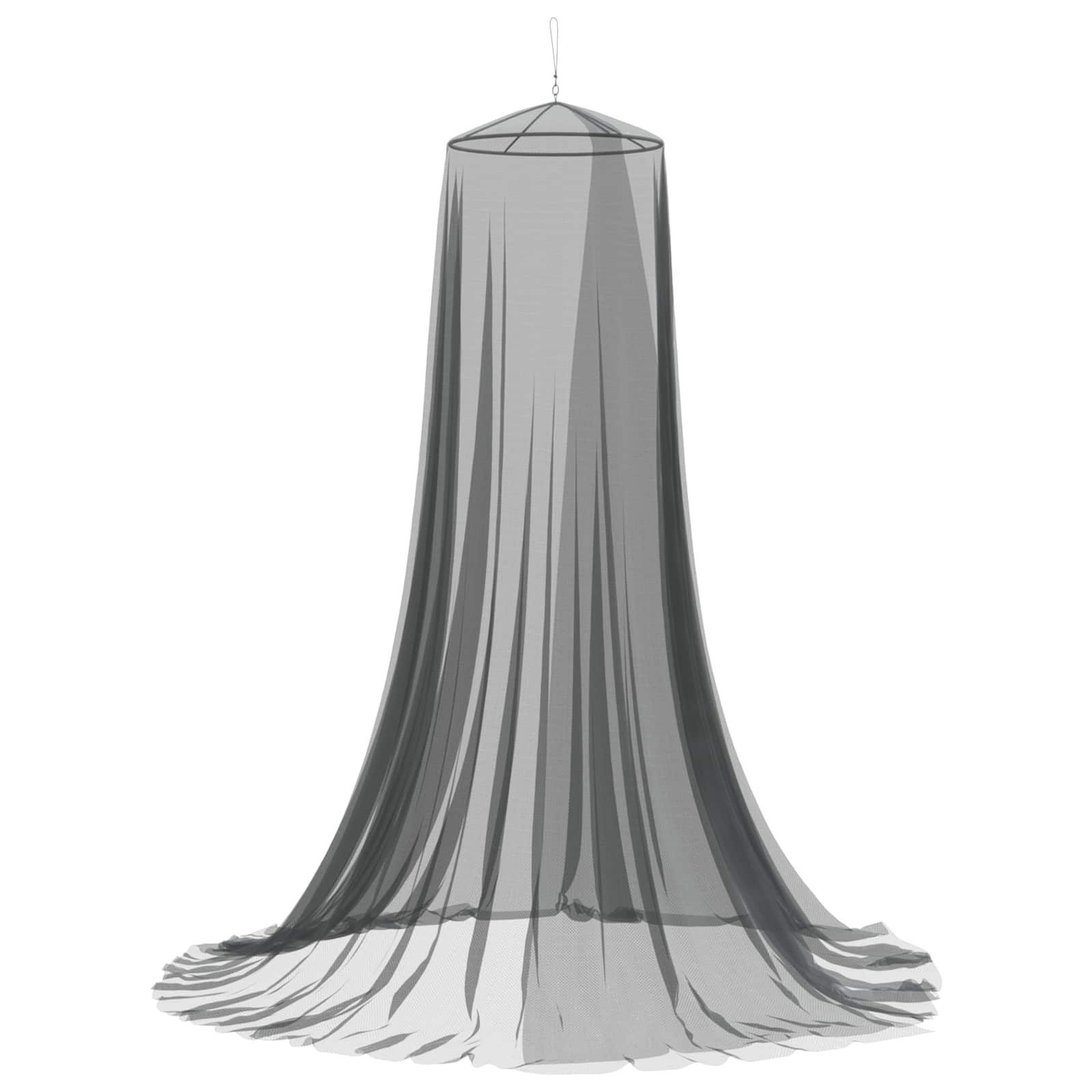 Moskito-Netz für das Bett 156 Mesh Schwarz ⌀56 x 220 cm