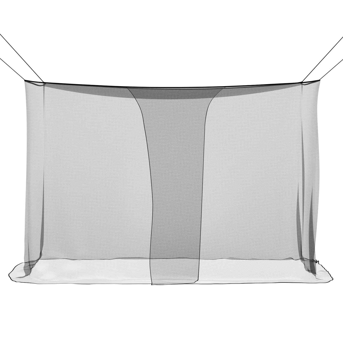 Moskito-Netz für das Bett 156 Mesh Schwarz 220 x 120 x 150 cm