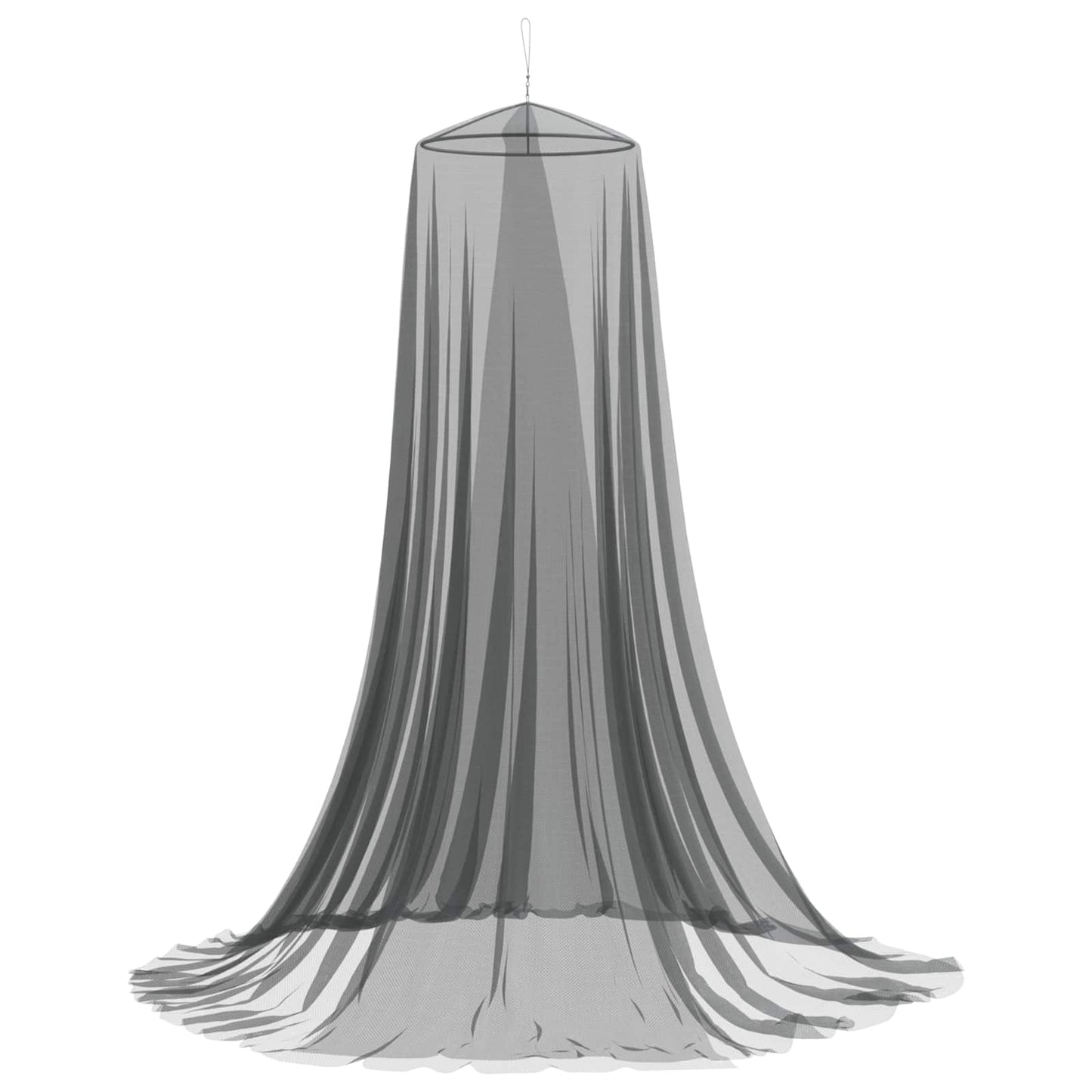 Moskito-Netz für das Bett 3 stk. 156 Mesh Schwarz ⌀56 x 220 cm