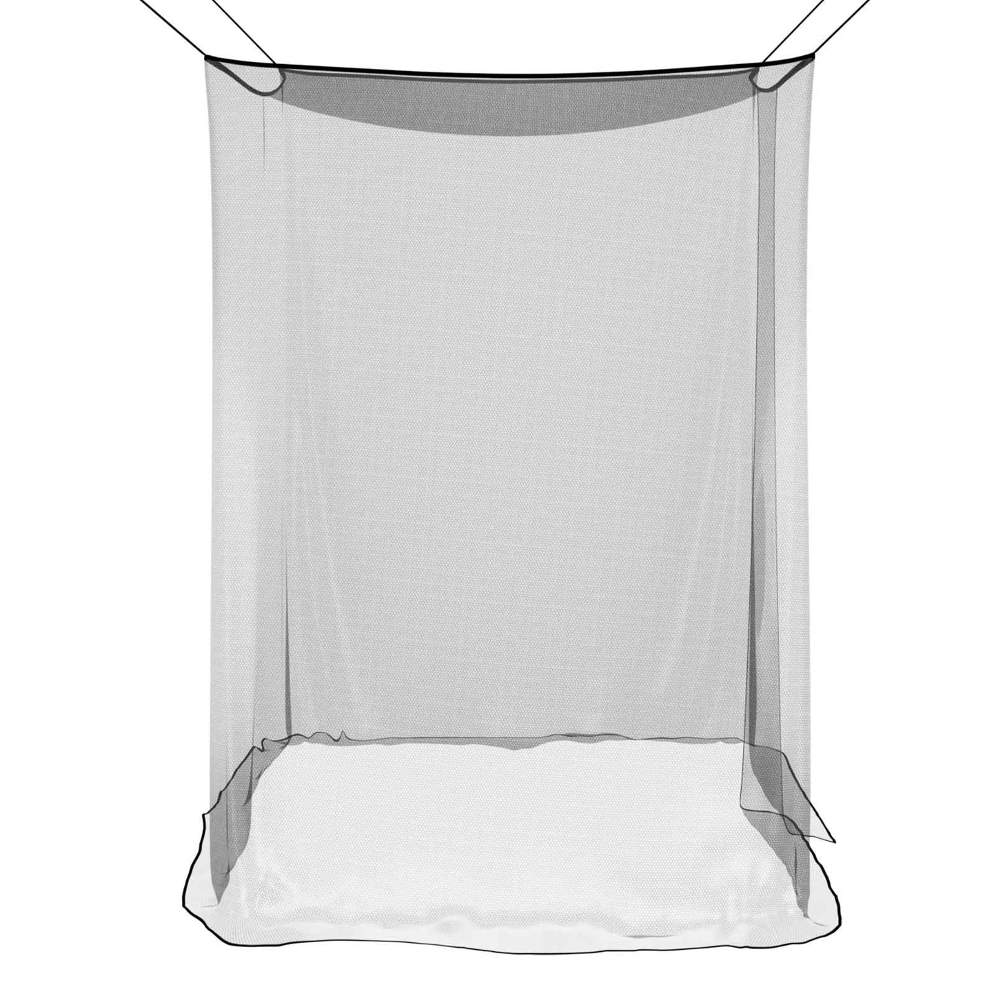 Moskito-Netz für das Bett 3 stk. 156 Mesh Schwarz Polyester