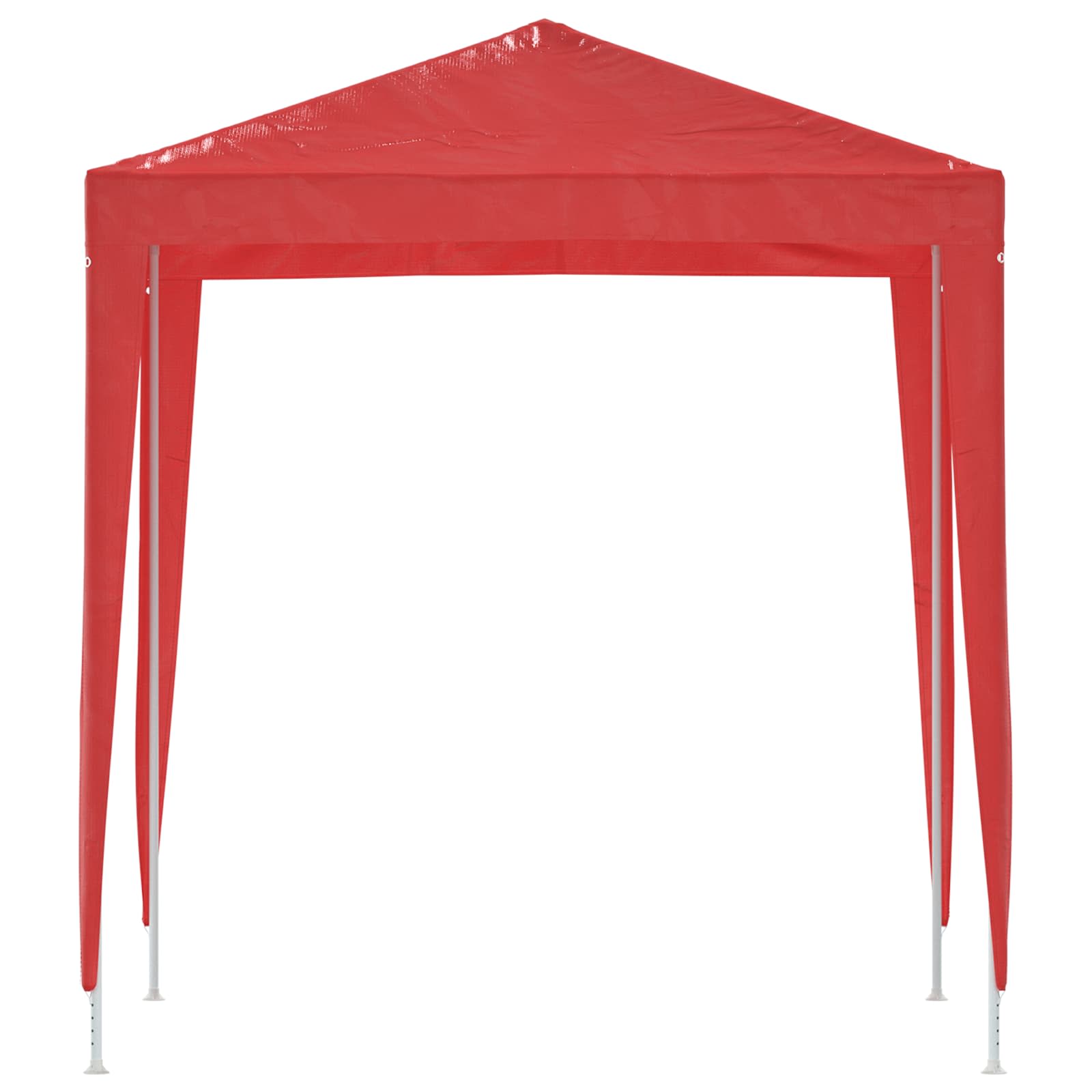 Party-Zelt 200 x 200 x 240 cm Rot PE and Steel