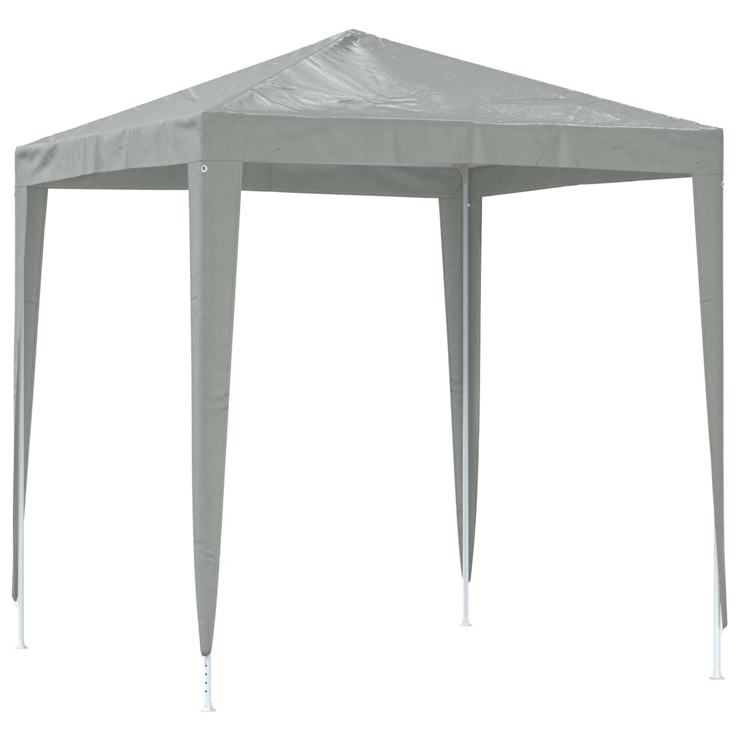Party-Zelt 200 x 200 x 240 cm Hellgrau PE and Steel