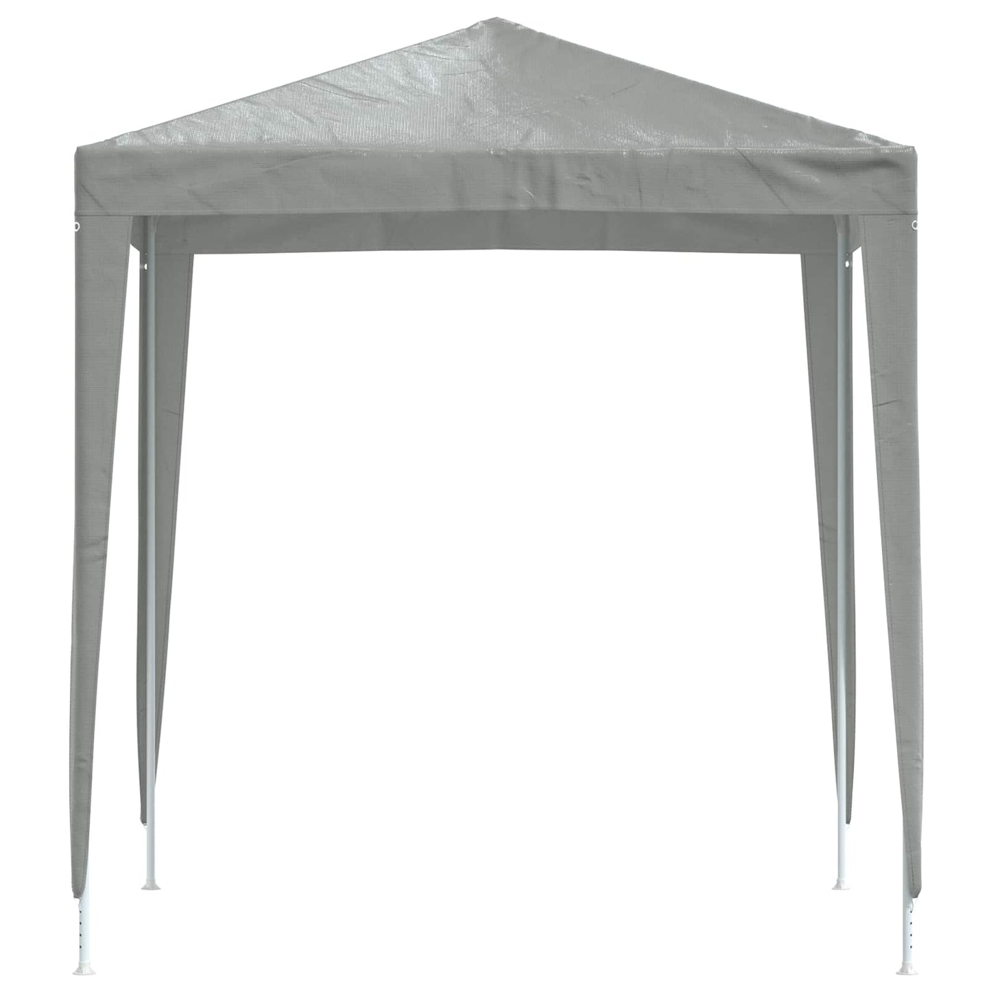 Party-Zelt 200 x 200 x 240 cm Hellgrau PE and Steel