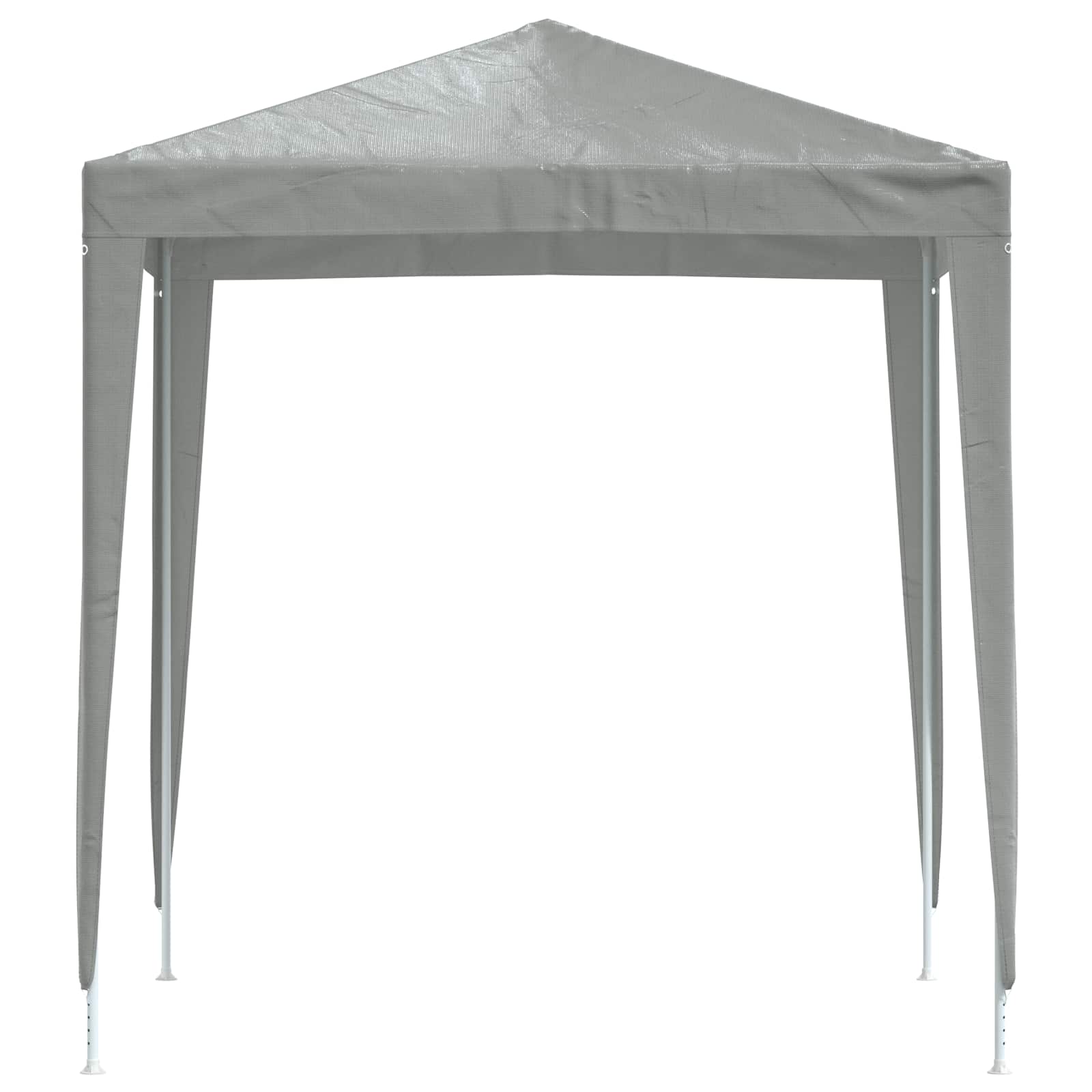 Party-Zelt 200 x 200 x 240 cm Hellgrau PE and Steel