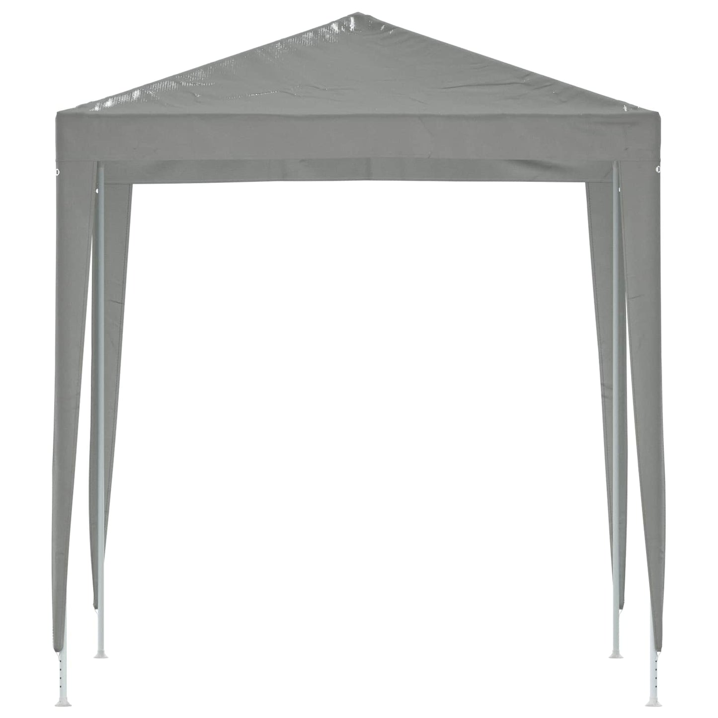 Party-Zelt 200 x 200 x 240 cm Hellgrau PE and Steel