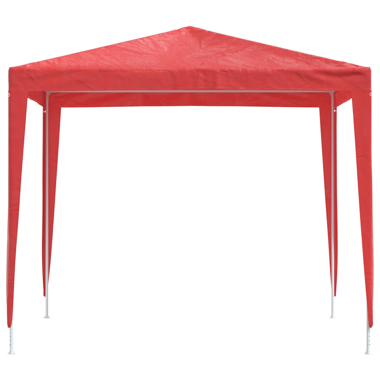 Party-Zelt 250 x 250 x 240 cm Rot PE and Steel