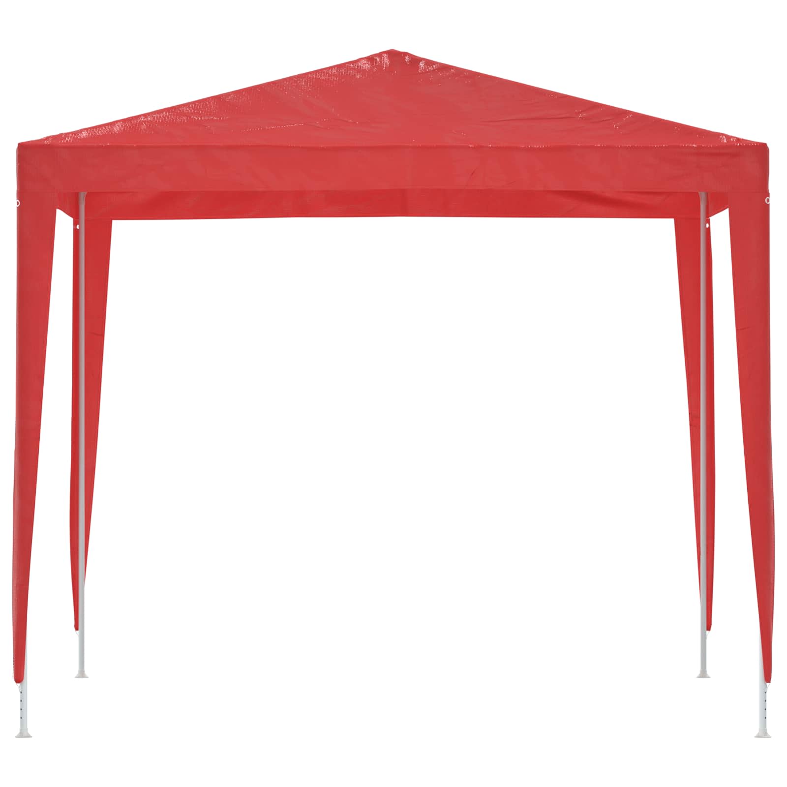 Party-Zelt 250 x 250 x 240 cm Rot PE and Steel