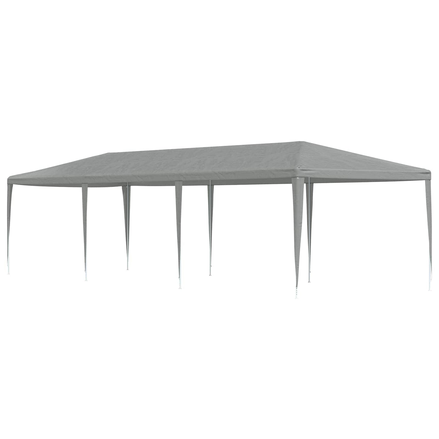 Party-Zelt Hellgrau 900 x 300 x 255 cm PE und Stahl
