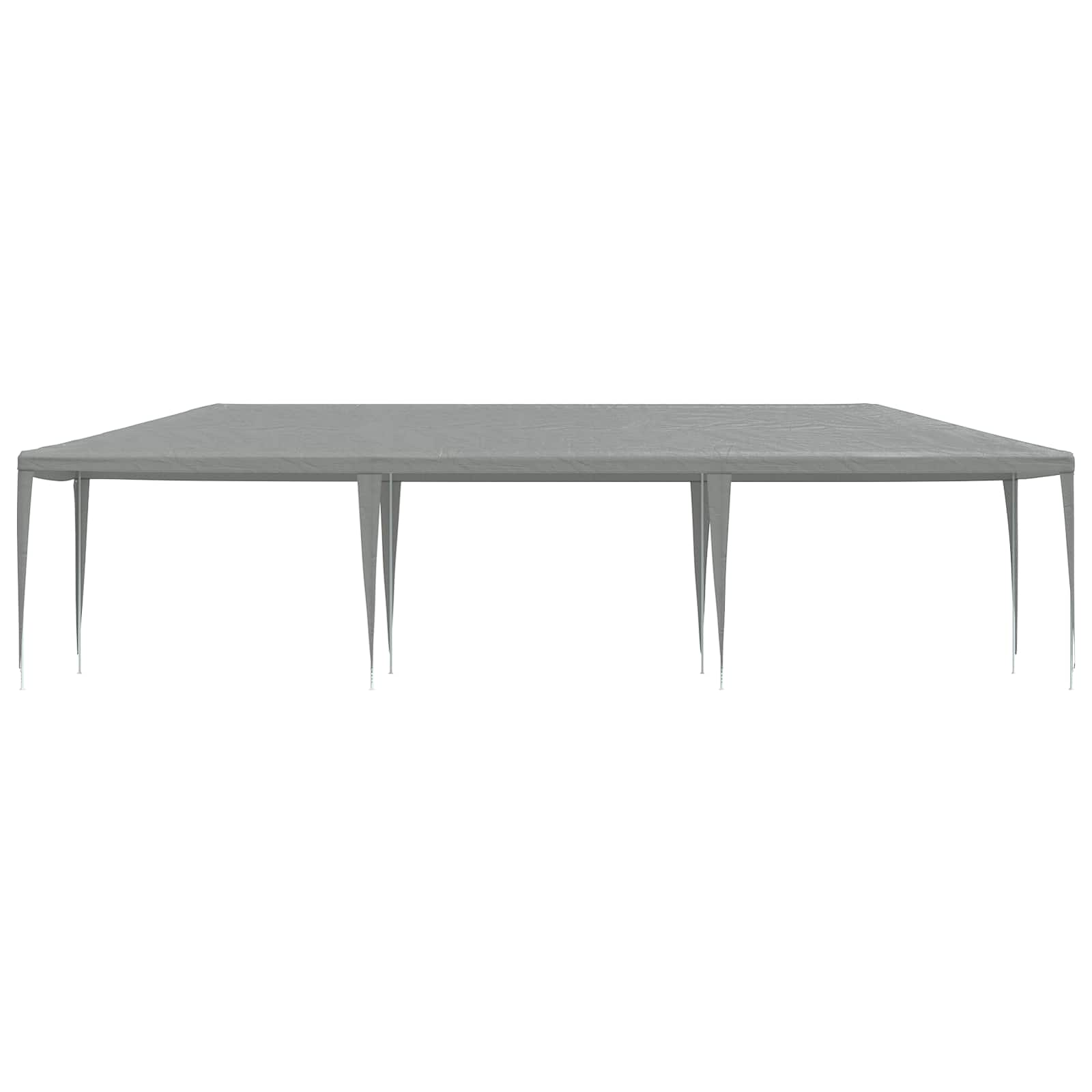 Party-Zelt Hellgrau 900 x 300 x 255 cm PE und Stahl