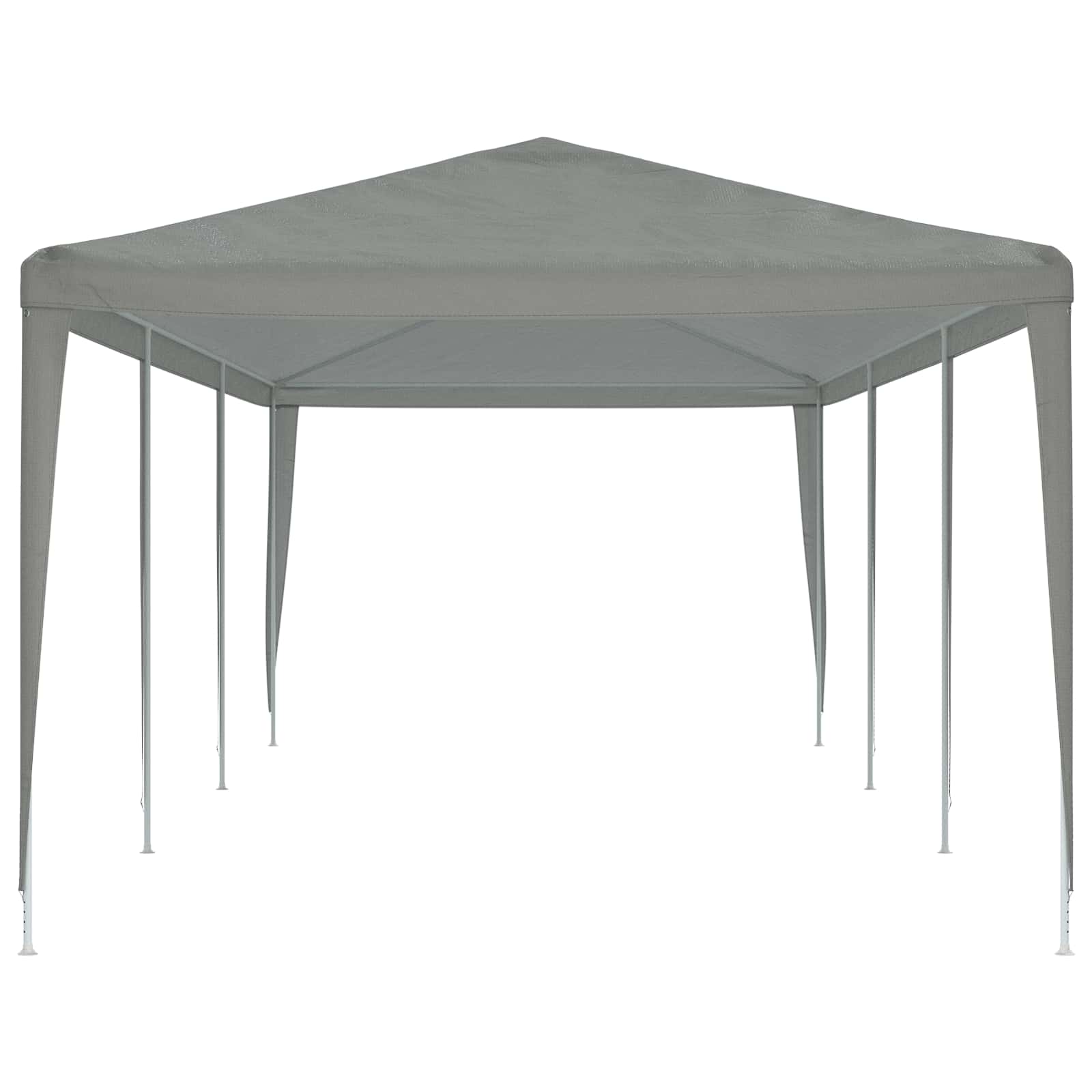 Party-Zelt Hellgrau 900 x 300 x 255 cm PE und Stahl