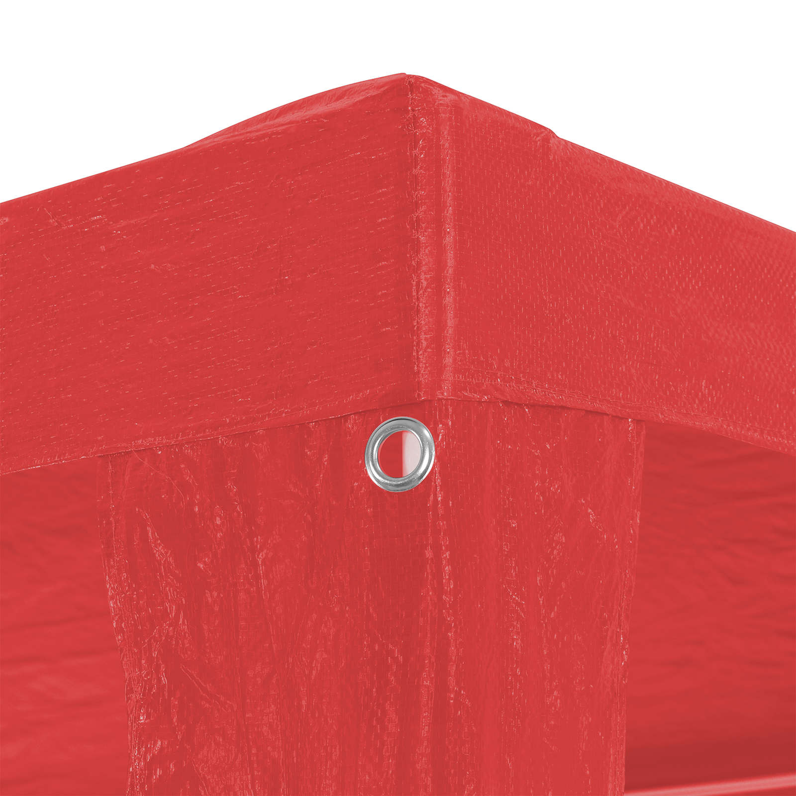 Party-Zelt Rot 1200 x 300 x 255 cm PE und Stahl