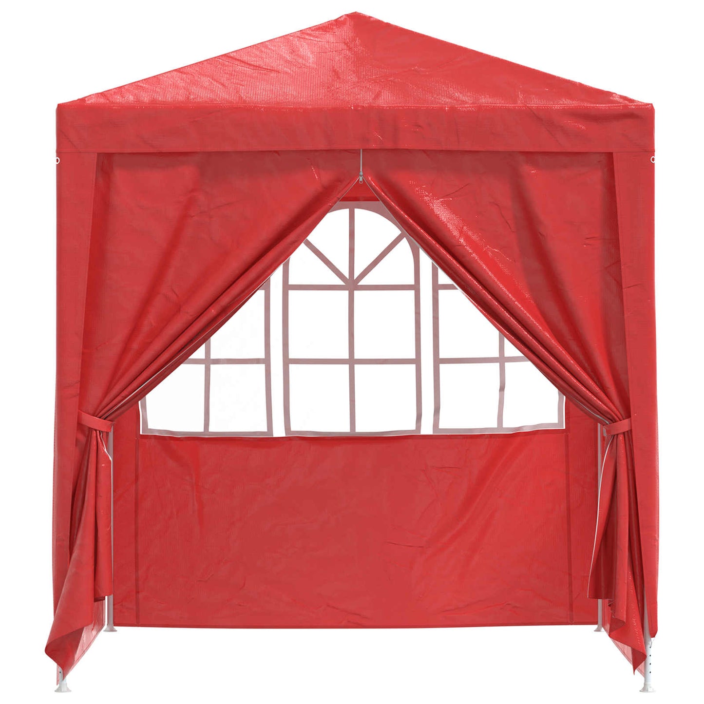 Party-Zelt 200 x 200 x 240 cm Rot PE and Steel