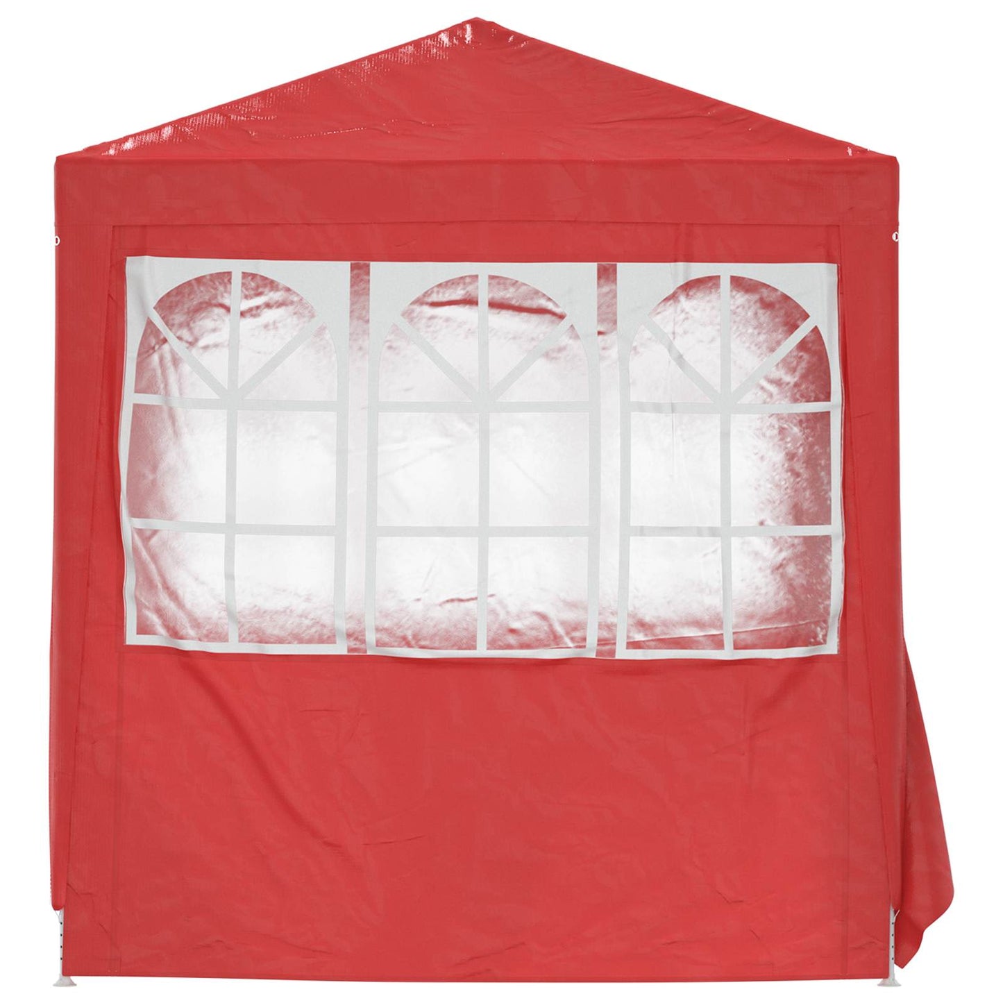 Party-Zelt 200 x 200 x 240 cm Rot PE and Steel