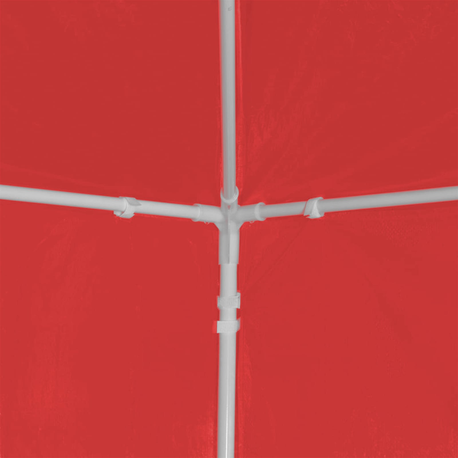 Party-Zelt 900 x 300 x 255 cm Rot PE and Steel