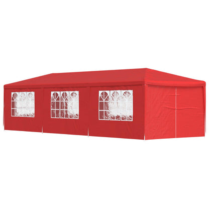 Party-Zelt 900 x 300 x 255 cm Rot PE and Steel