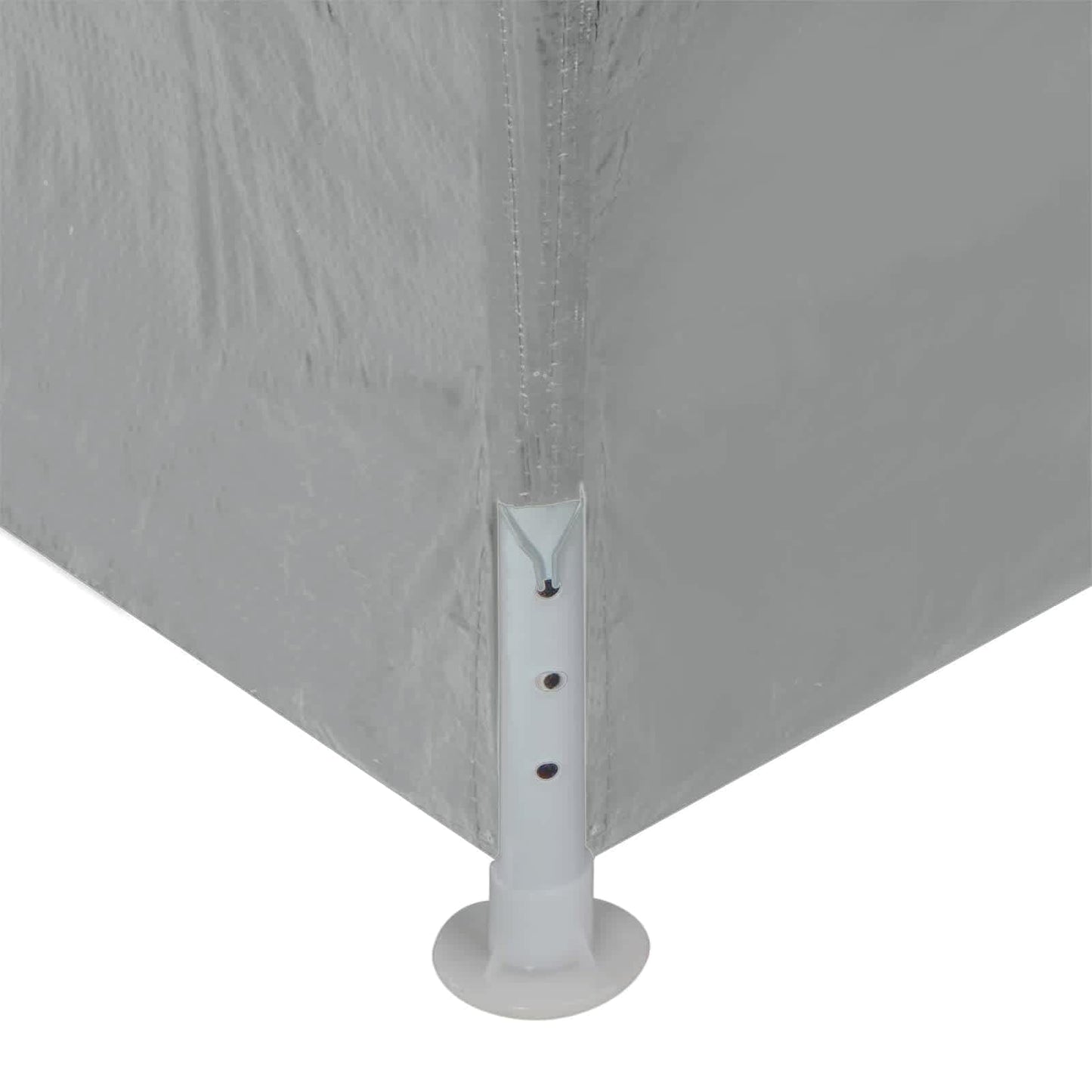 Party-Zelt 900 x 300 x 255 cm Hellgrau PE and Steel