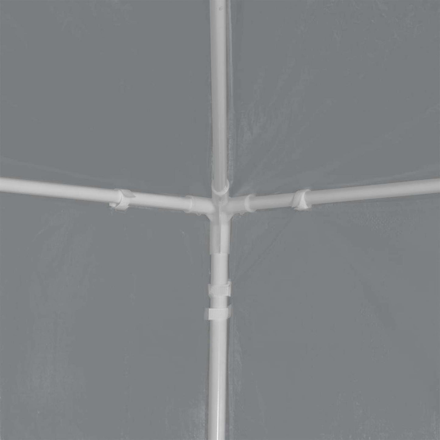Party-Zelt 900 x 300 x 255 cm Hellgrau PE and Steel