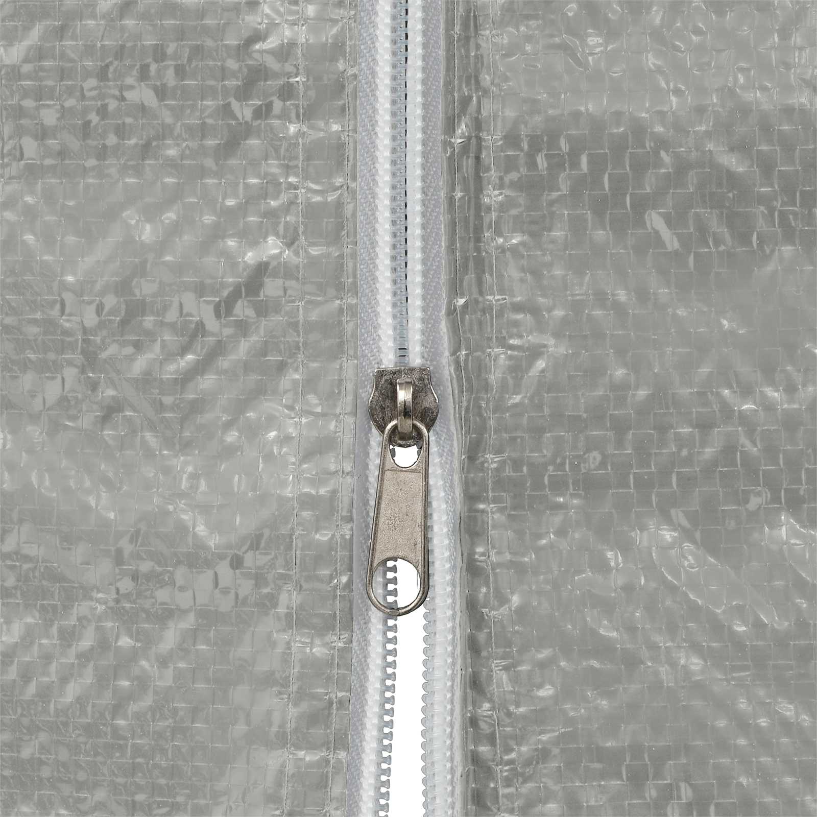 Partyzelt-Seitenteil 2 Stk. 300 x 195 cm Hellgrau PE und Stahl
