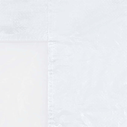 Partyzelt-Seitenteil 2 Stk. 200 x 195 cm Weiß PE und Stahl