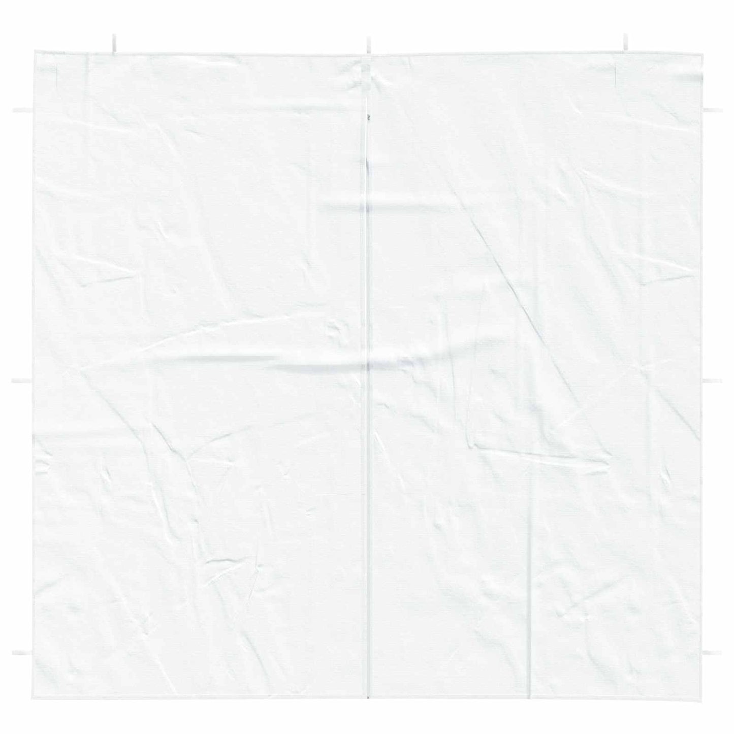 Partyzelt-Seitenteil 2 Stk. 200 x 195 cm Weiß PE und Stahl