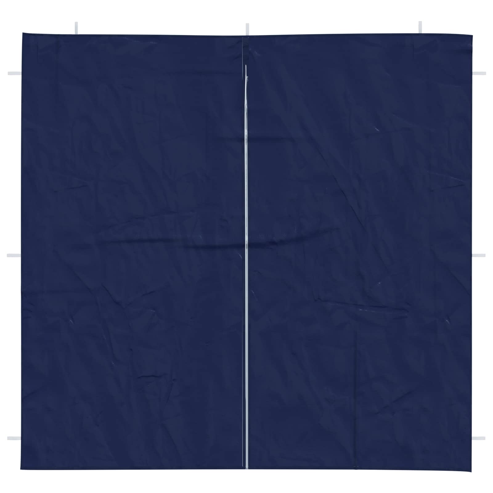 Partyzelt-Seitenteil 2 Stk. 200 x 195 cm Blau PE und Stahl