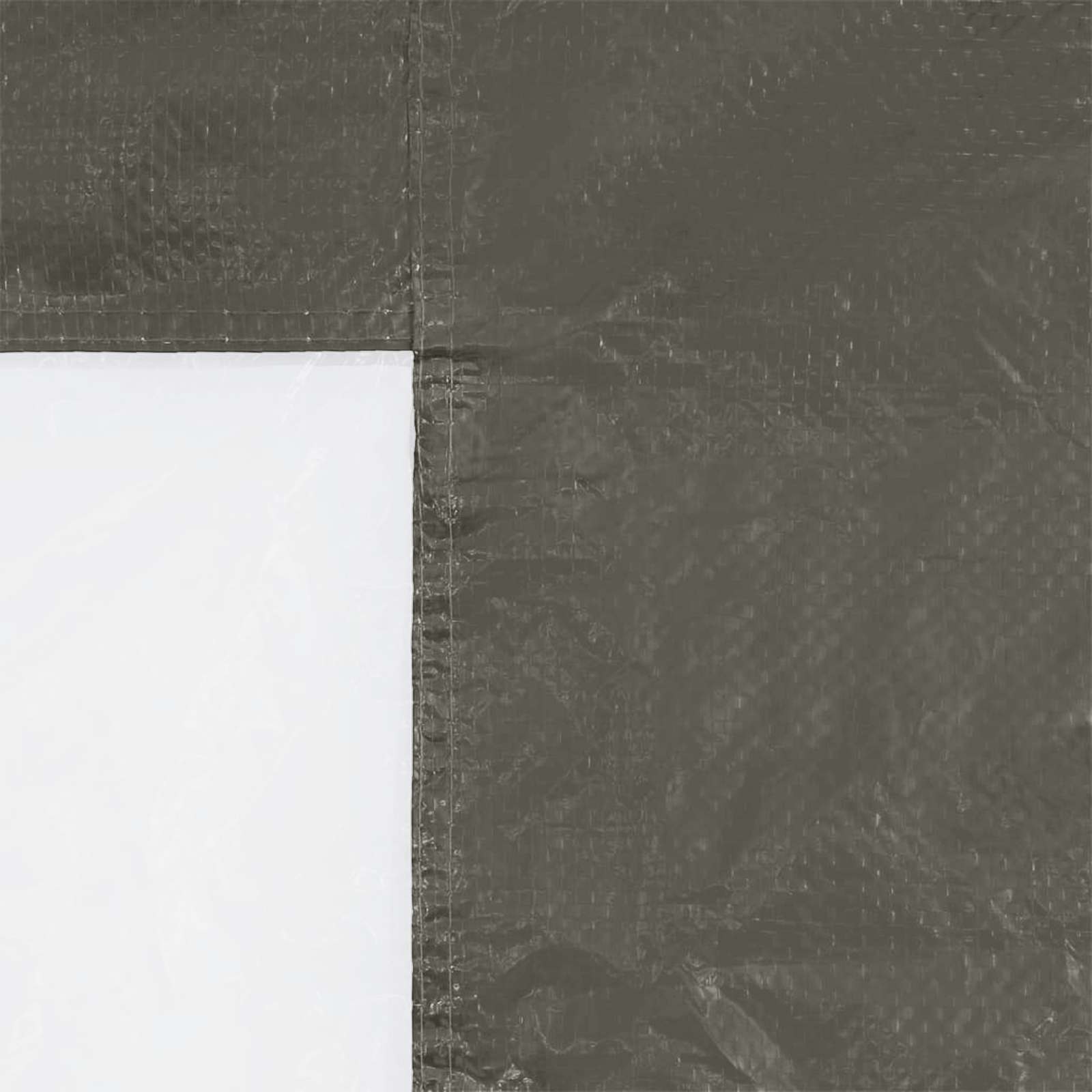 Partyzelt-Seitenteil 2 Stk. 200 x 195 cm Anthrazit PE und Stahl