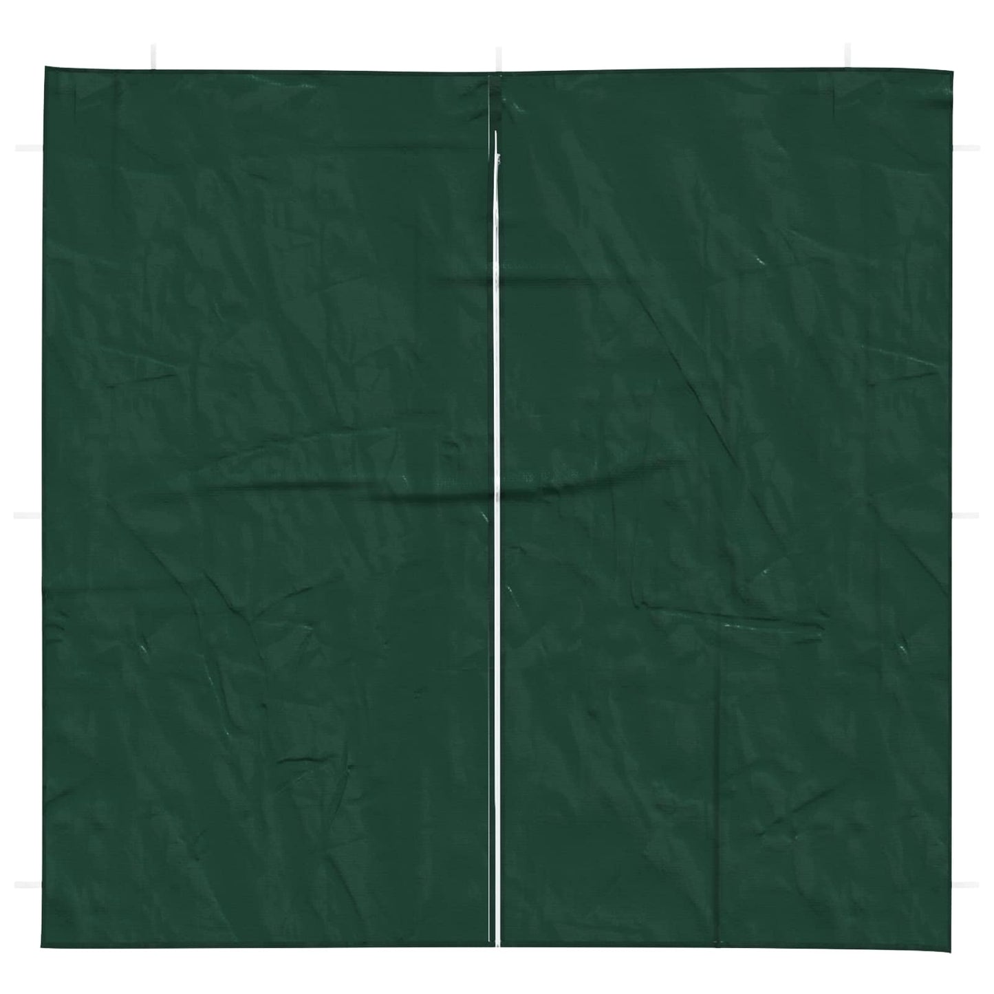 Partyzelt-Seitenteil 2 Stk. 200 x 195 cm Grün PE und Stahl