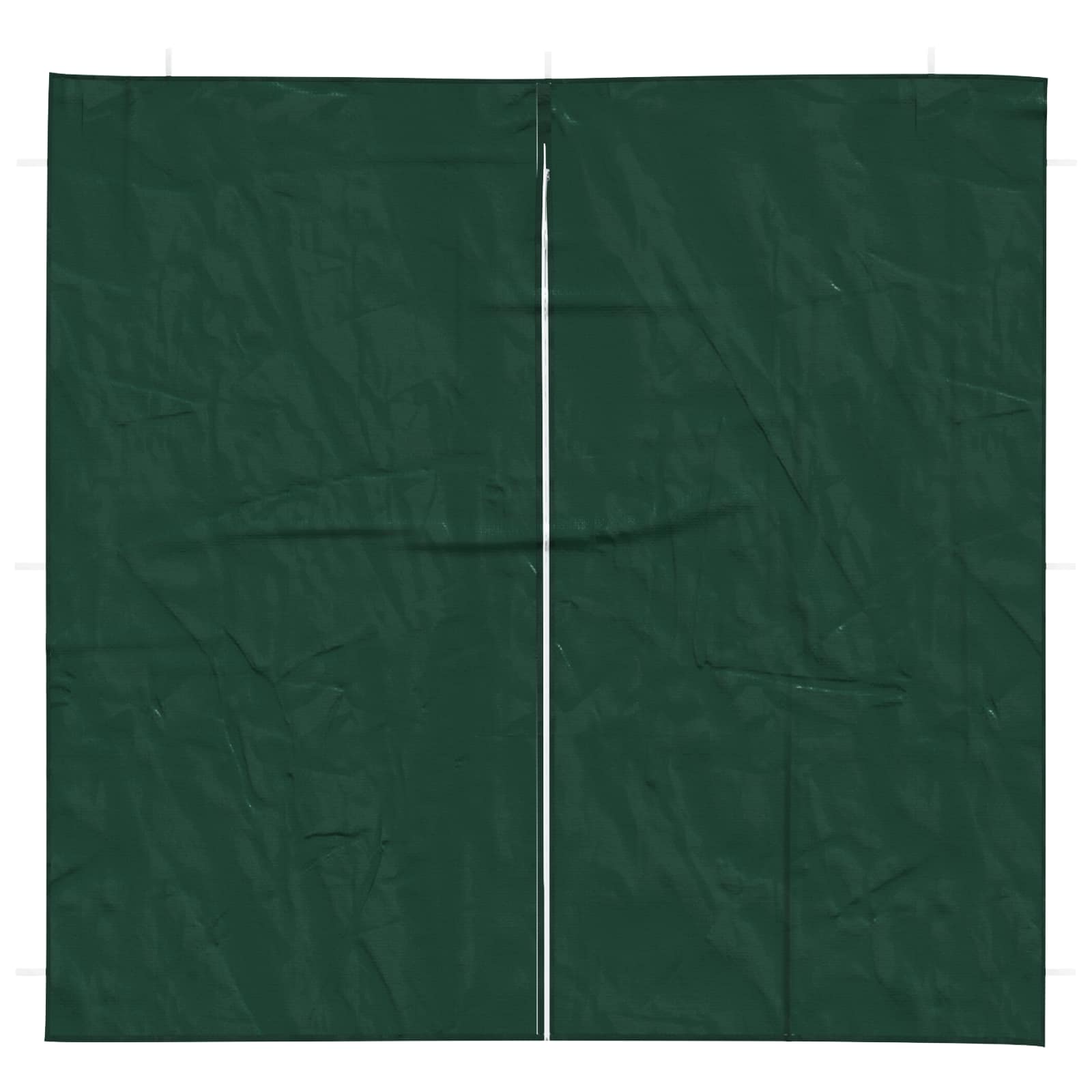 Partyzelt-Seitenteil 2 Stk. 200 x 195 cm Grün PE und Stahl