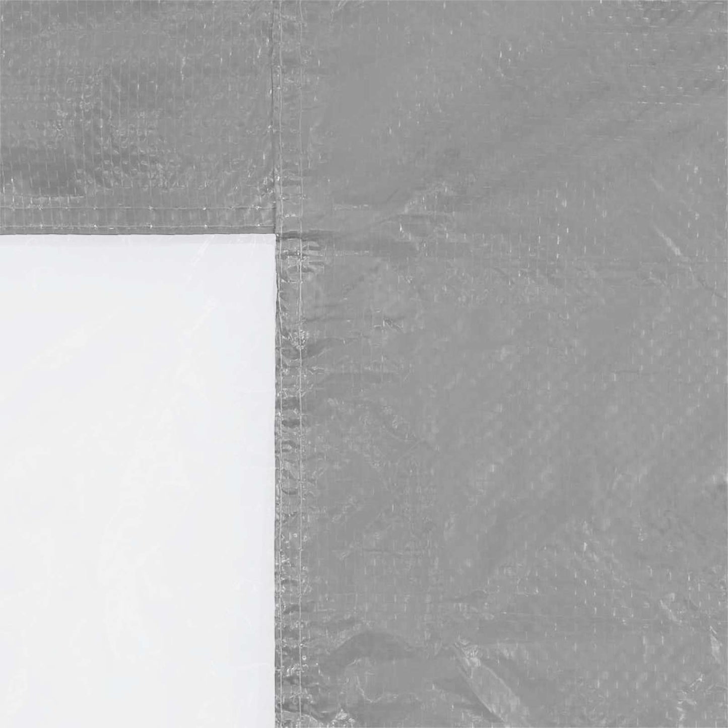Partyzelt-Seitenteil 2 Stk. 200 x 195 cm Hellgrau PE und Stahl