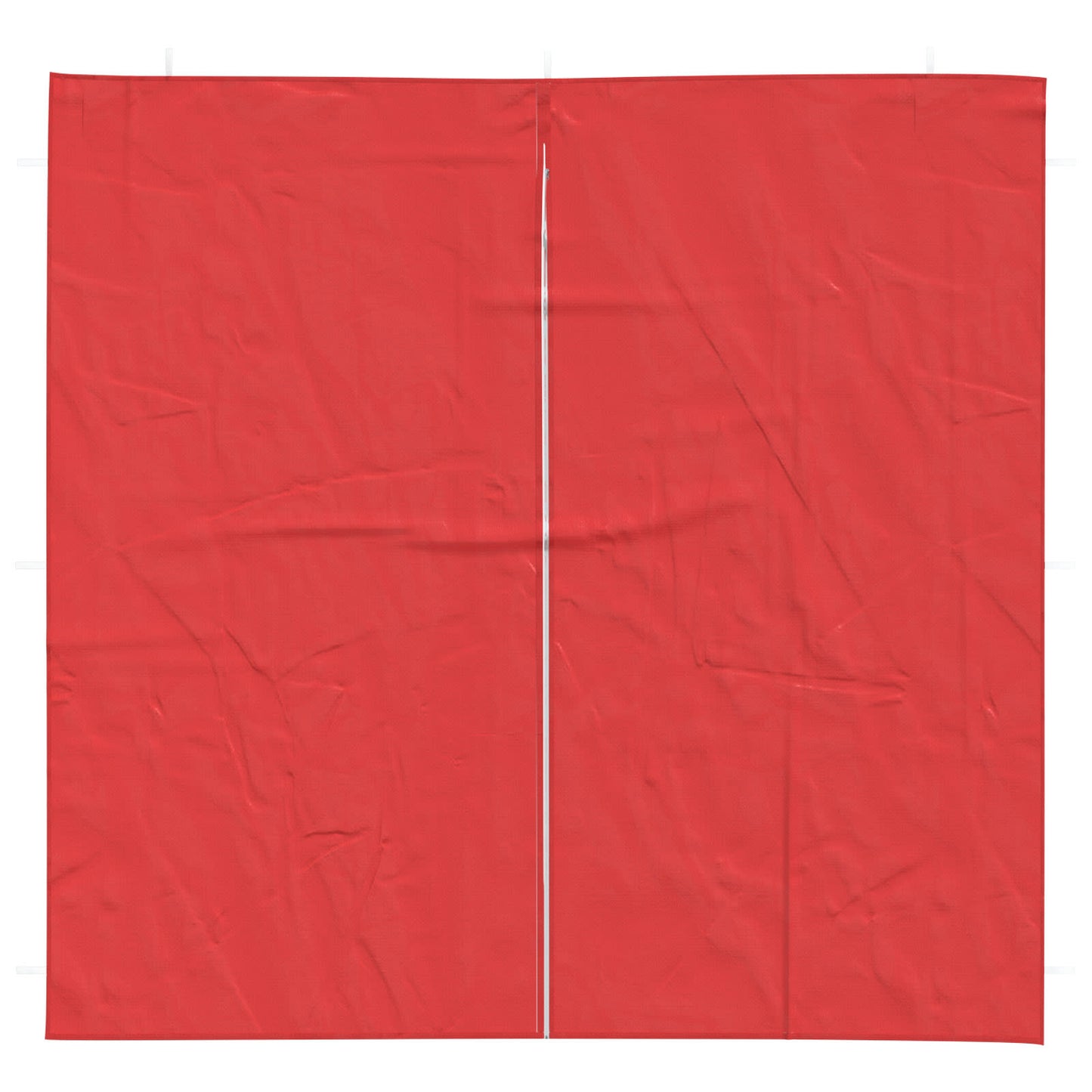 Partyzelt-Seitenteil 2 Stk. 200 x 195 cm Rot PE und Stahl