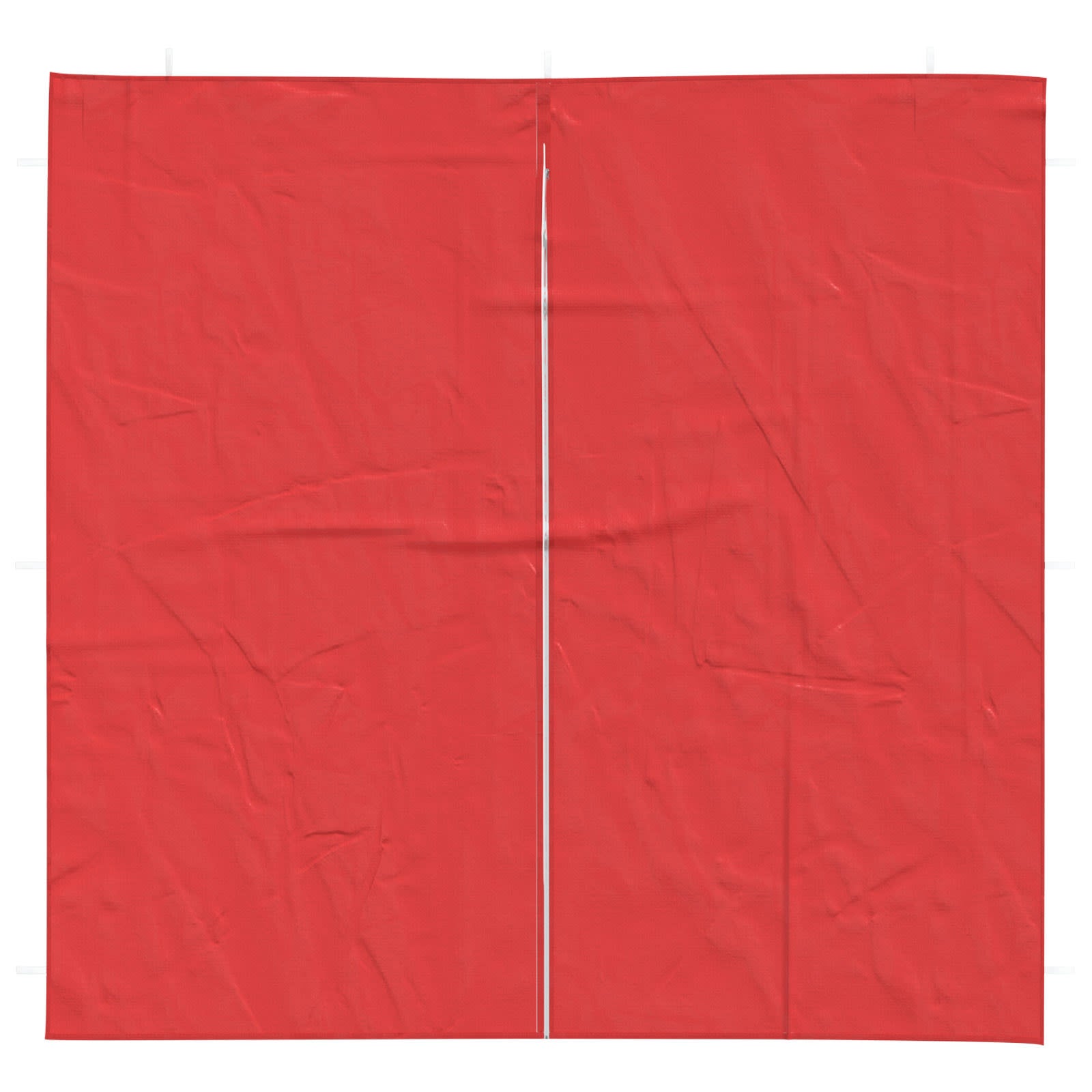 Partyzelt-Seitenteil 2 Stk. 200 x 195 cm Rot PE und Stahl