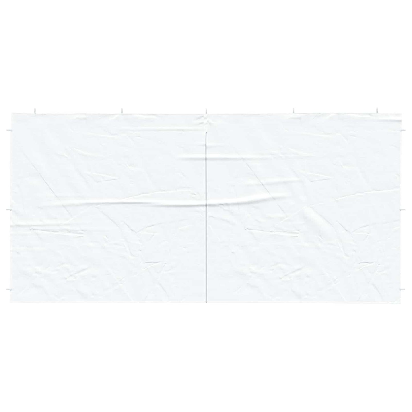 Partyzelt-Seitenteil 2 Stk. 400 x 195 cm Weiß PE und Stahl