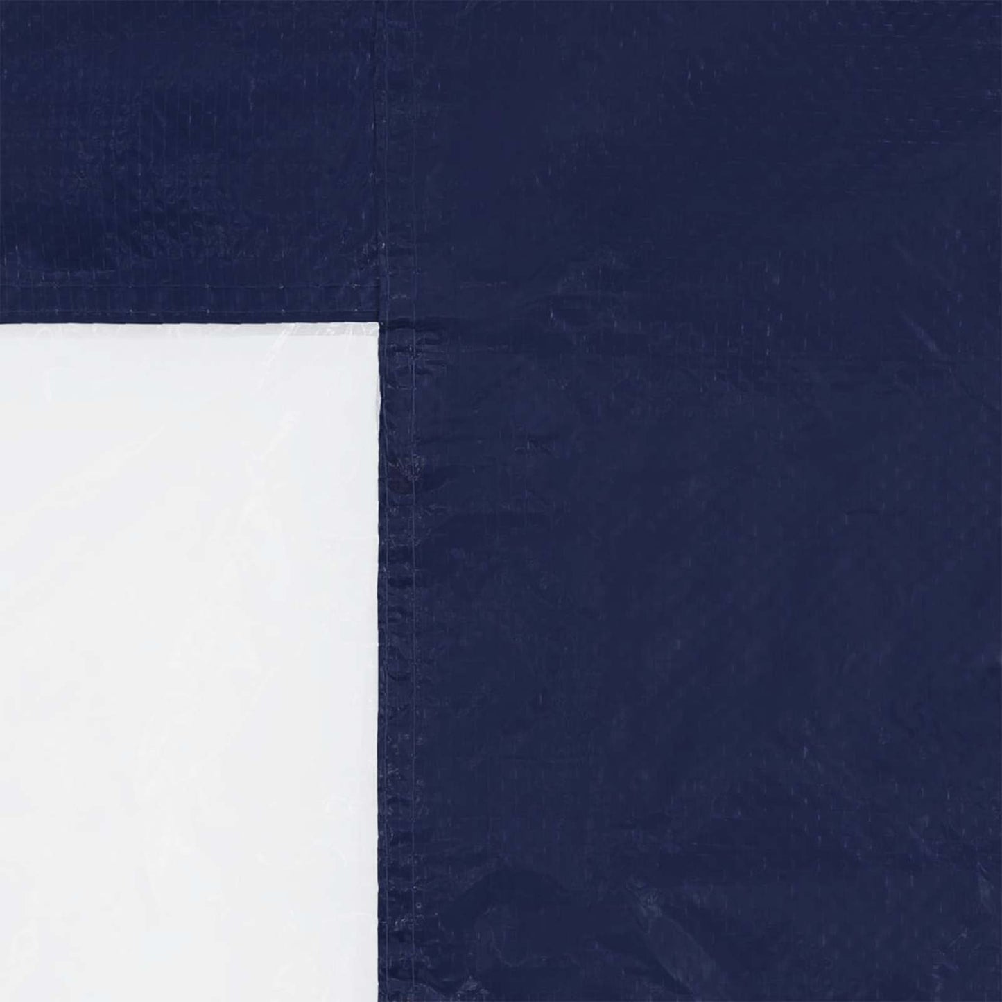 Partyzelt-Seitenteil 2 Stk. 400 x 195 cm Blau PE und Stahl