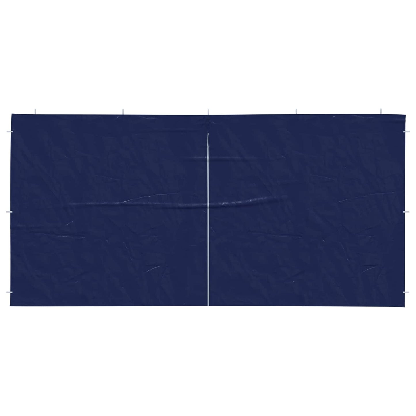 Partyzelt-Seitenteil 2 Stk. 400 x 195 cm Blau PE und Stahl