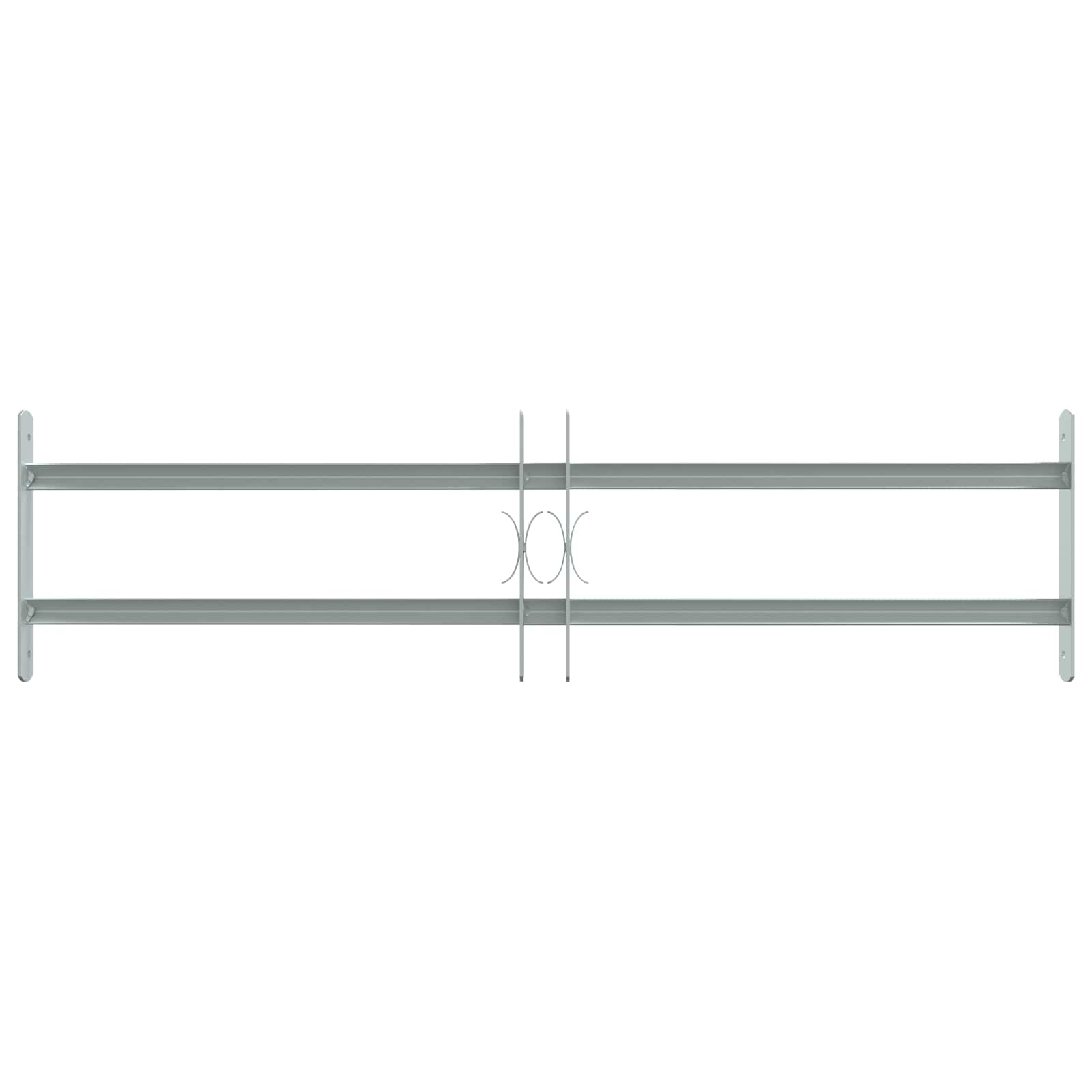 Sicherheitsgitter für Fenster mit 2 Querstangen 3 Stk.