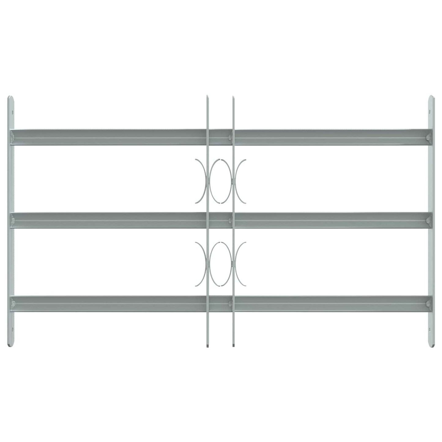 Sicherheitsgitter für Fenster mit 3 Querstangen 3 Stk.
