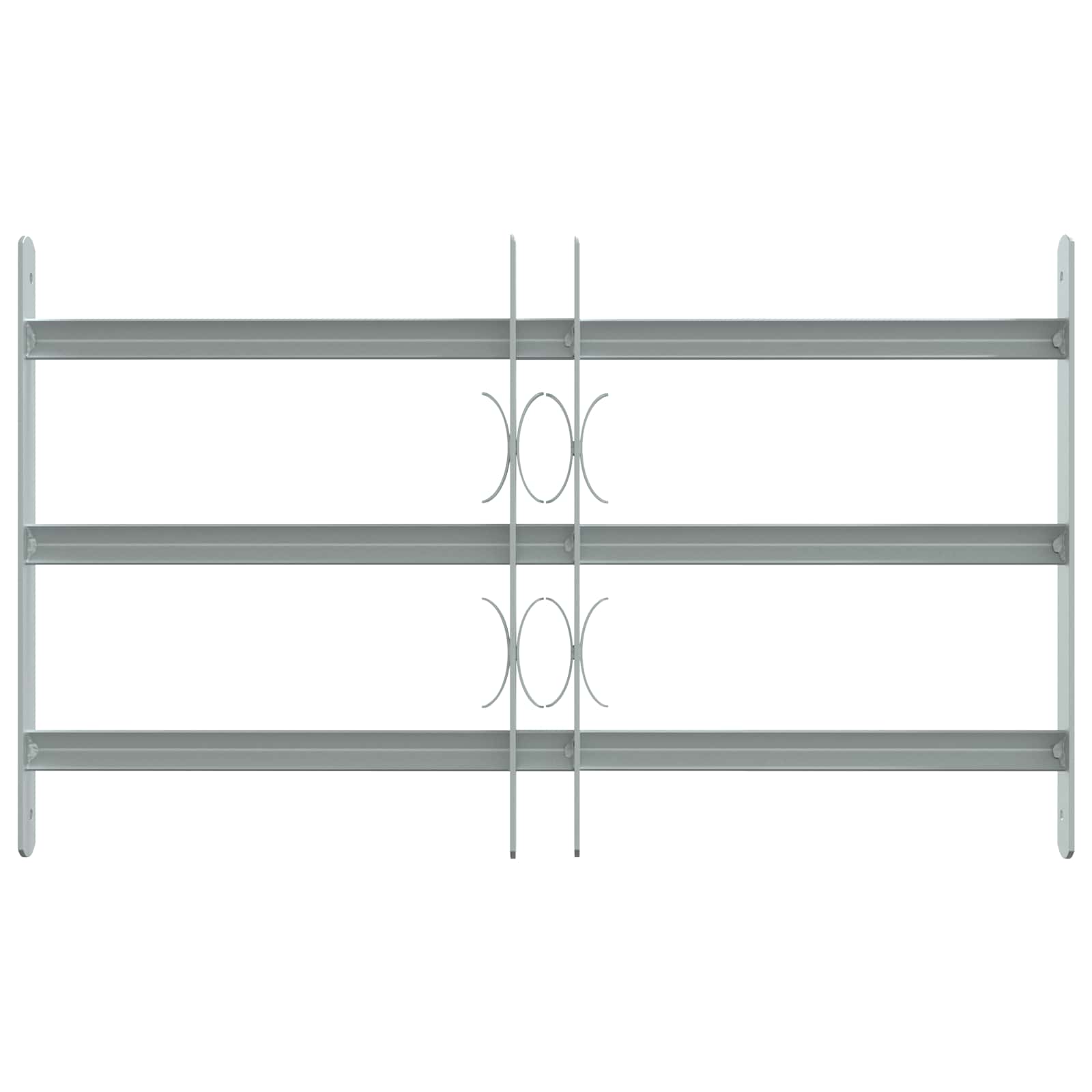 Sicherheitsgitter für Fenster mit 3 Querstangen 3 Stk.