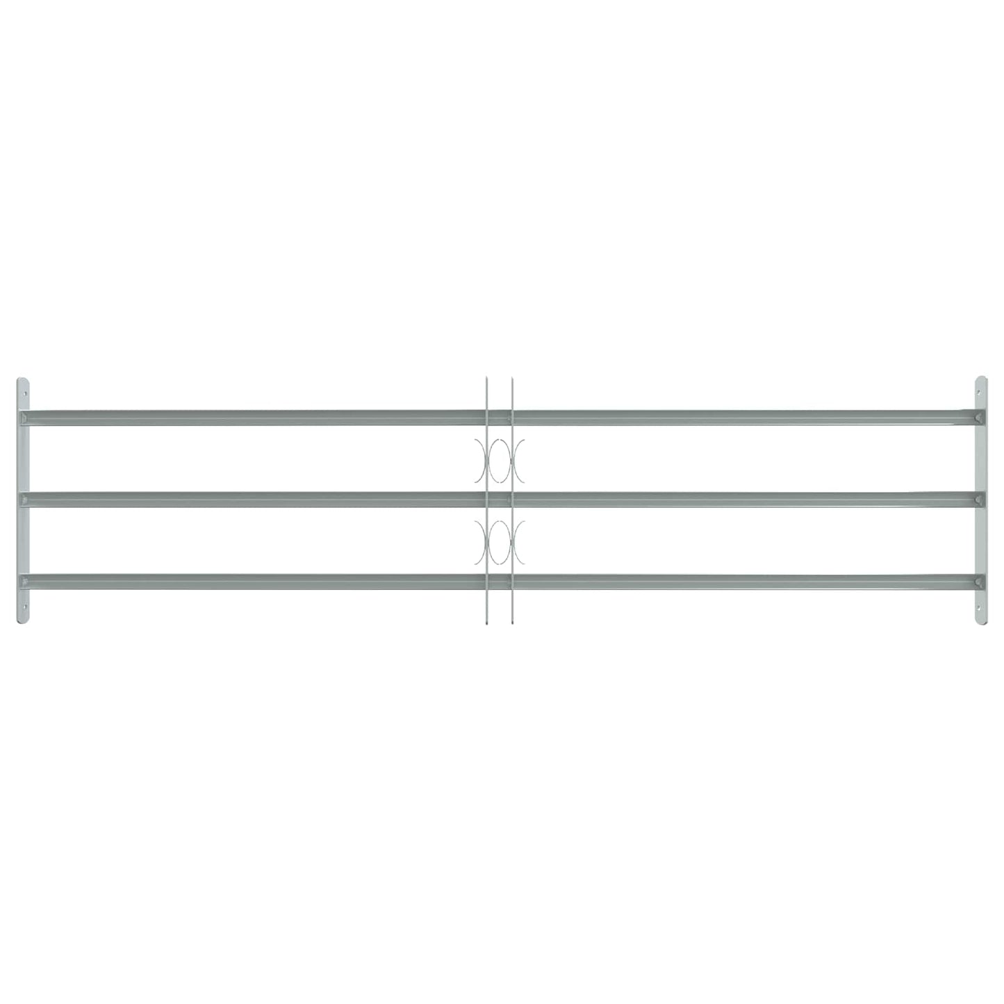 Sicherheitsgitter für Fenster mit 3 Querstangen 3 Stk.