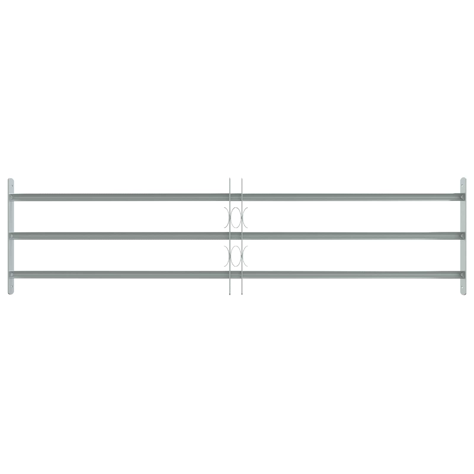 Sicherheitsgitter für Fenster mit 3 Querstangen 3 Stk.