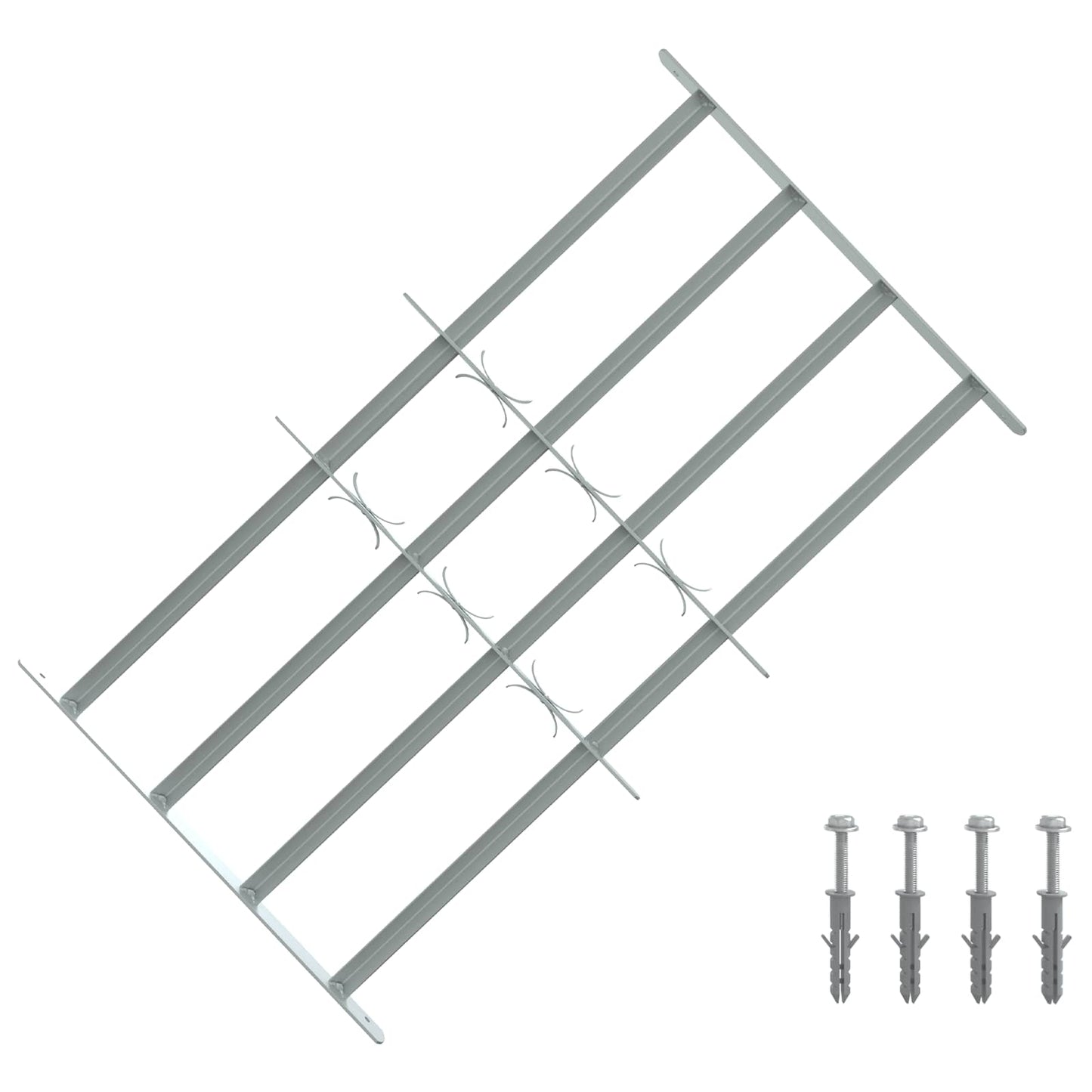 Sicherheitsgitter für Fenster mit 4 Querstangen 3 Stk.