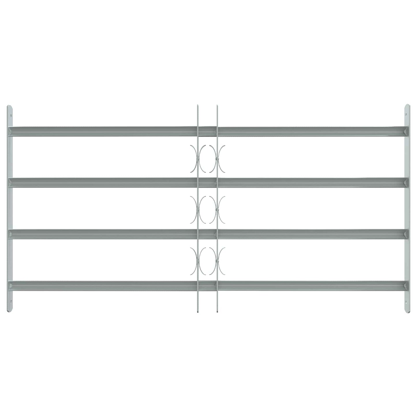 Sicherheitsgitter für Fenster mit 4 Querstangen 3 Stk.
