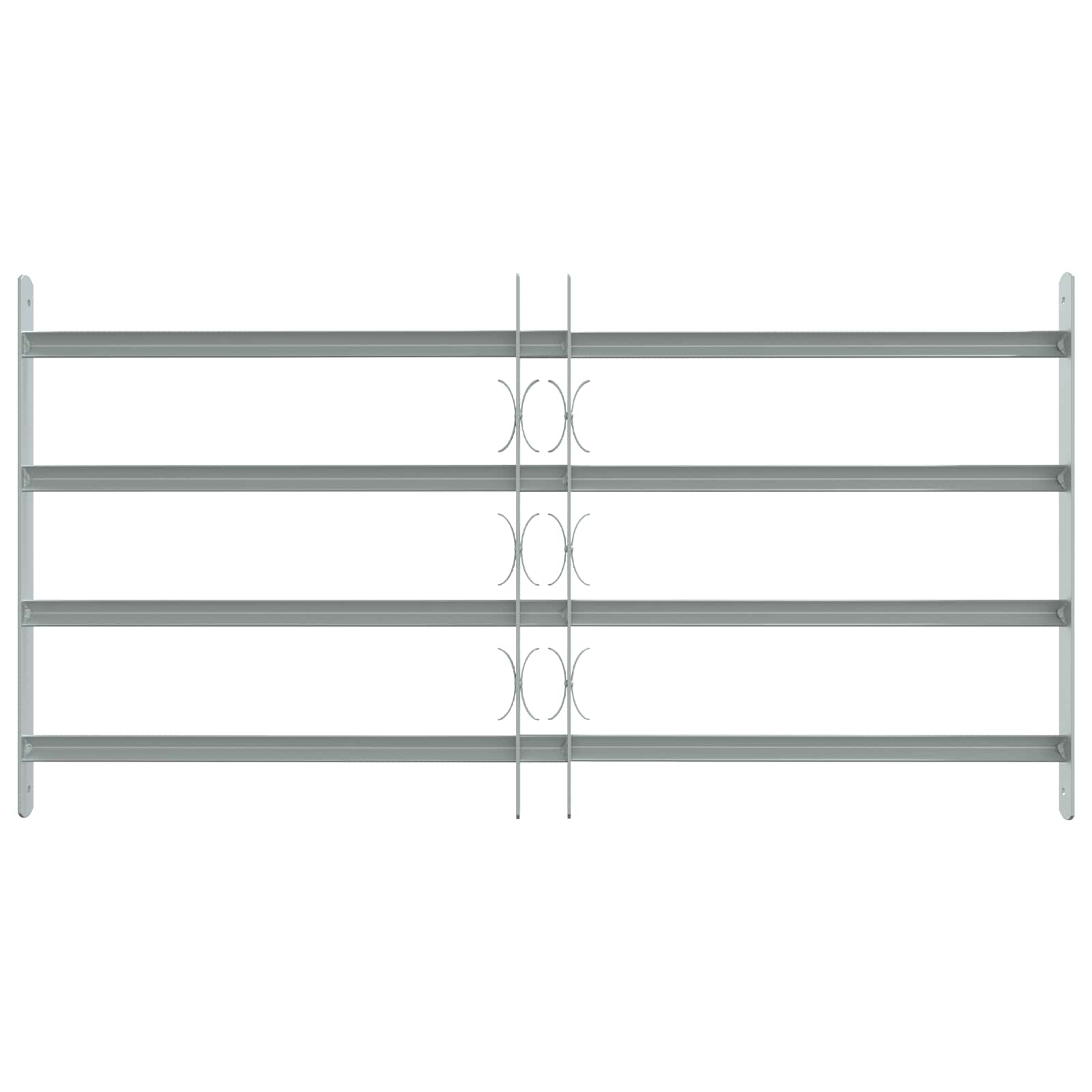 Sicherheitsgitter für Fenster mit 4 Querstangen 3 Stk.