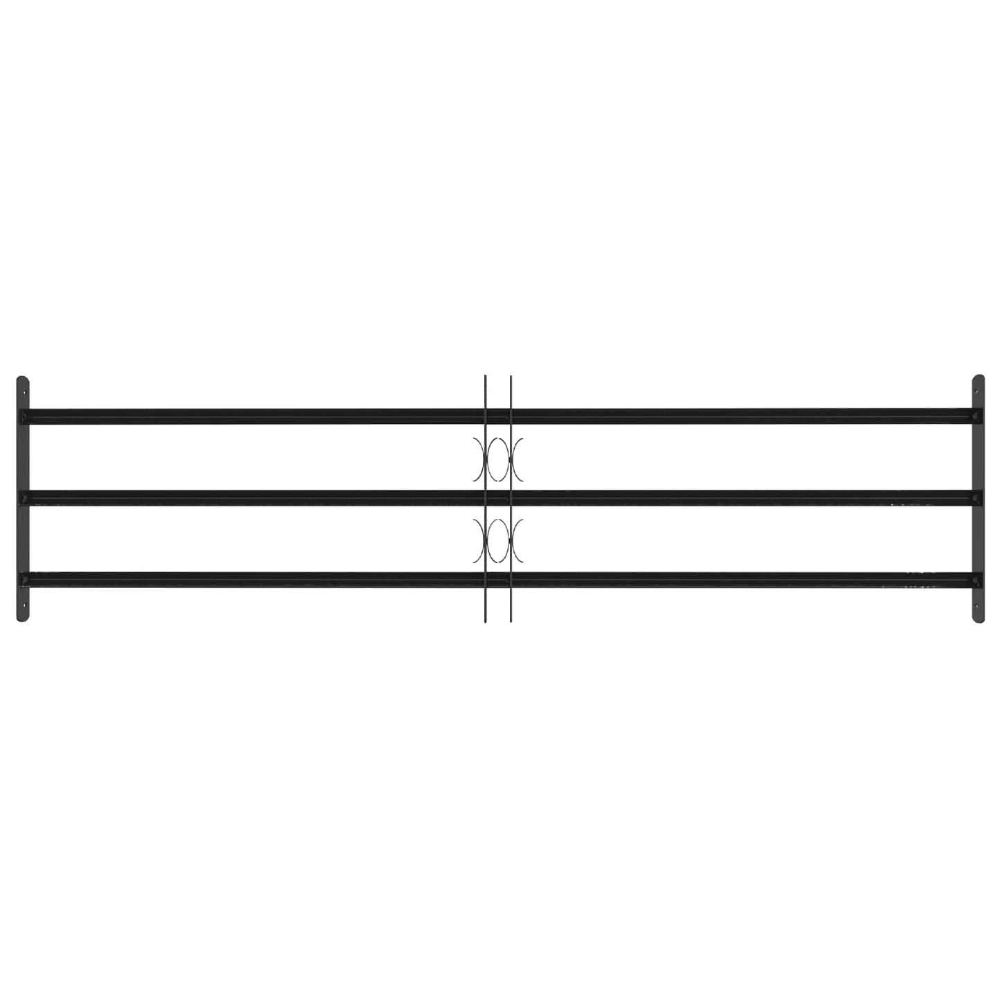 Sicherheitsgitter für Fenster mit 3 Querstangen 3 Stk.