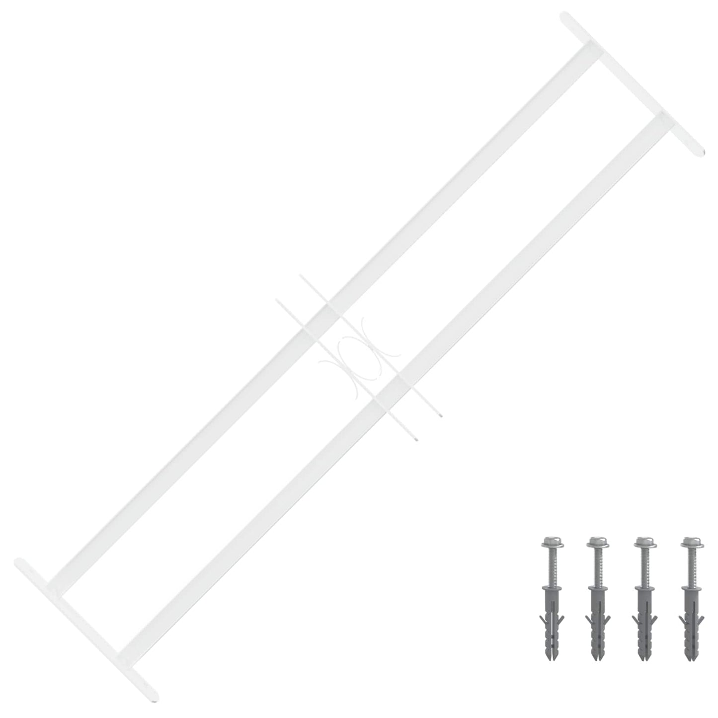 Sicherheitsgitter für Fenster mit 2 Querstreben 3 stk.