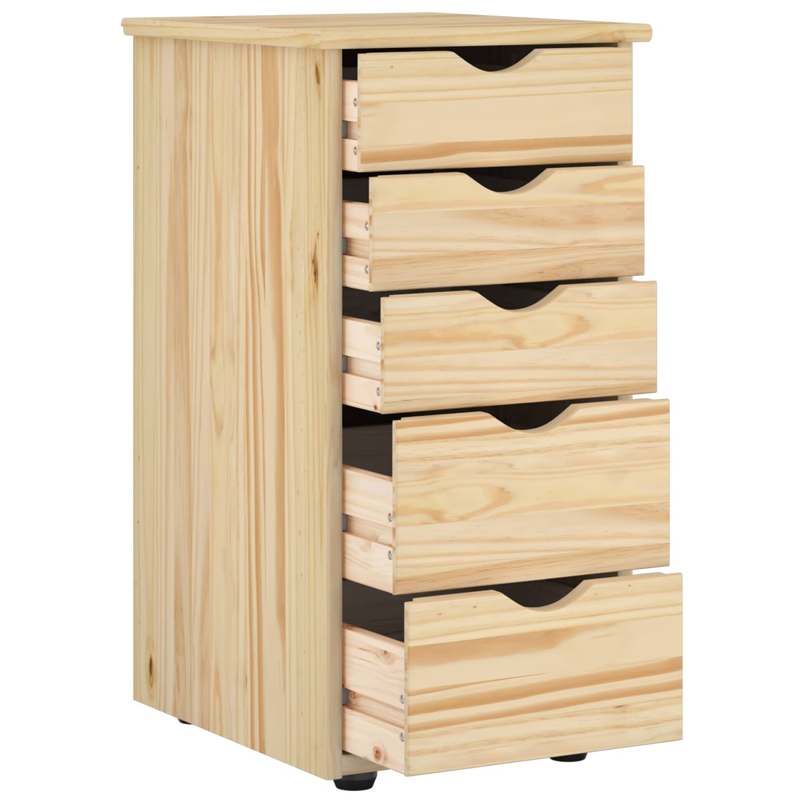 Schrank 34 x 39 x 61,5 cm Massivholz Kiefer Braun